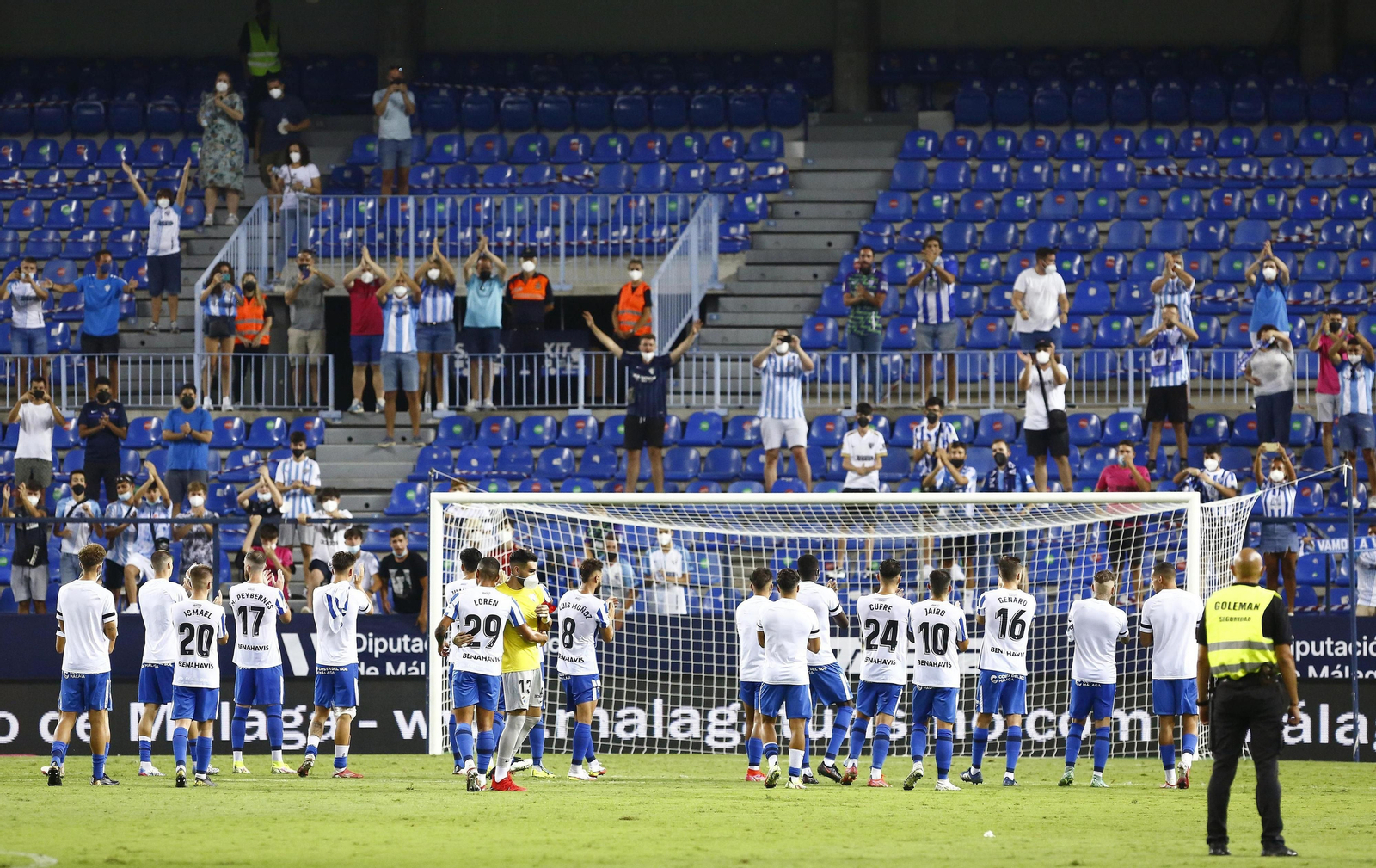 El Málaga CF-Mirandés, en fotos