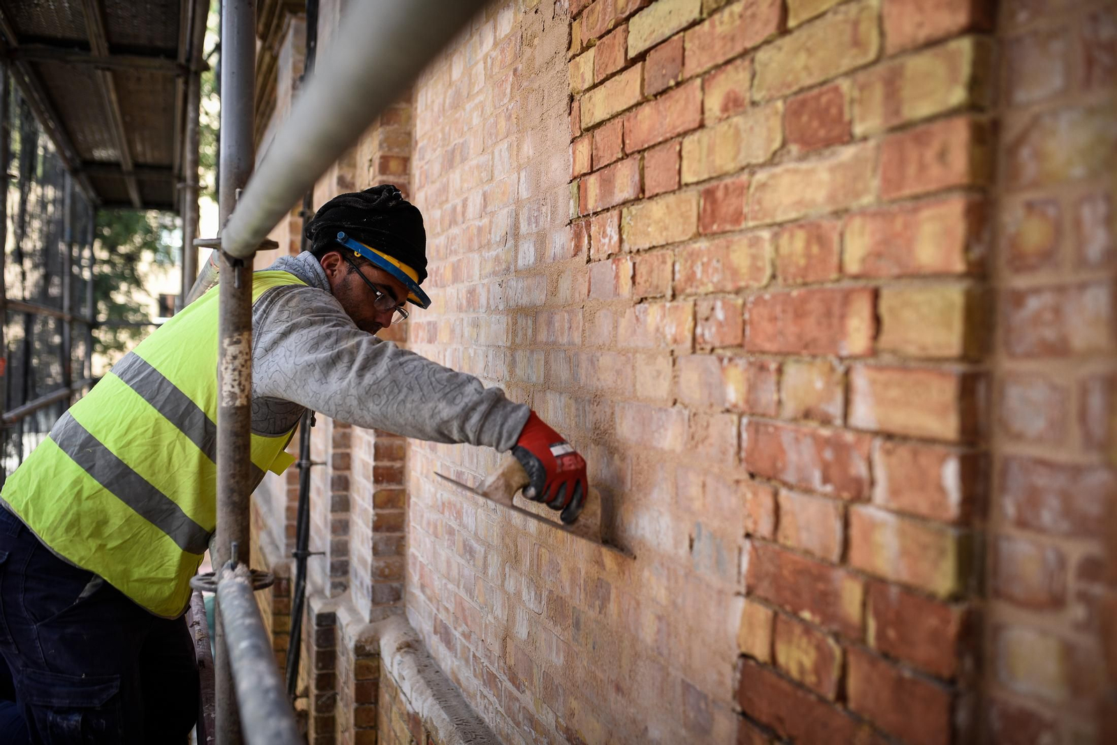 Imágenes de la restauración del edificio de Santa Fe