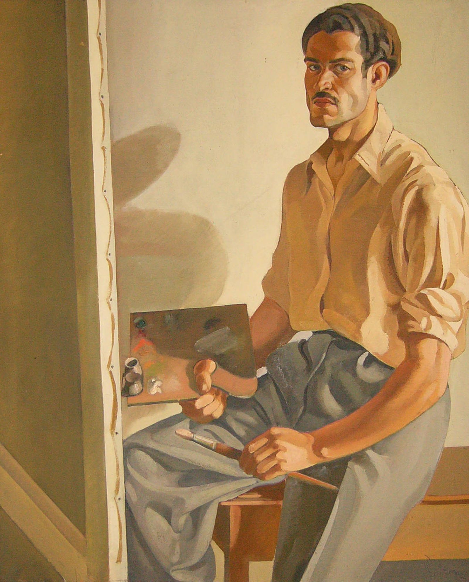 'Autorretrato' (1941) de Pérez Aguilera.