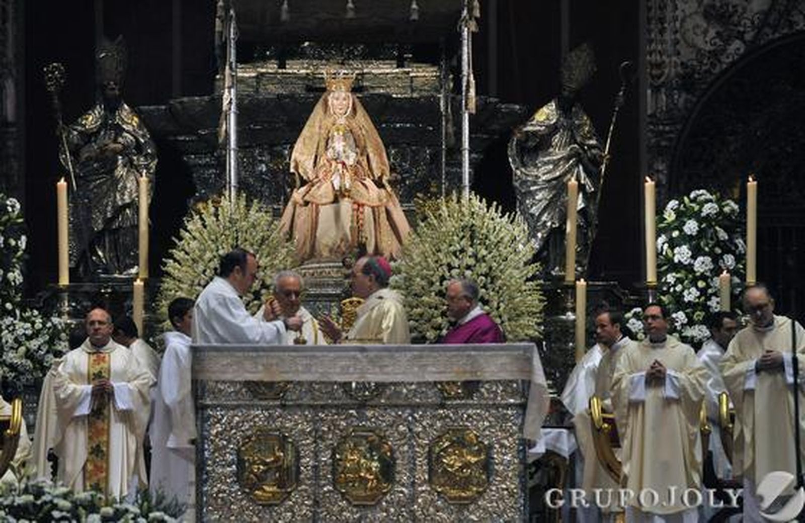 La misa a la Patrona. 

Foto: Juan Carlos Vázquez
