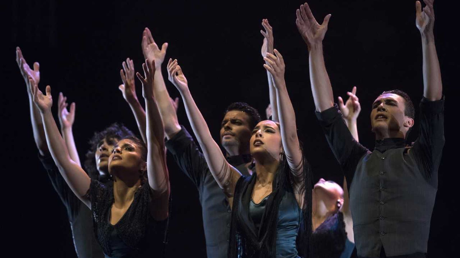 Un momento de la actuación del Ballet Flamenco de Andalucía.