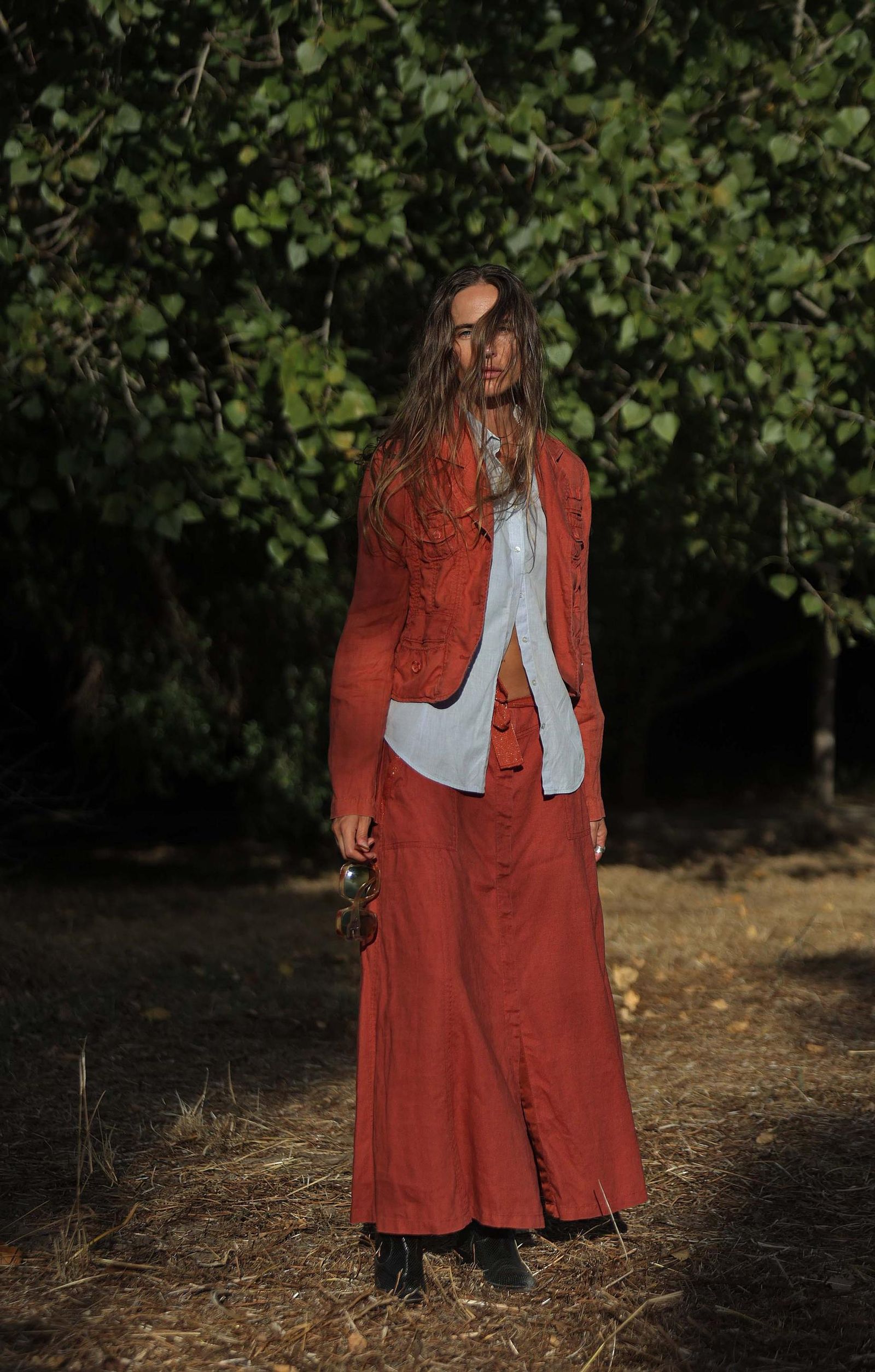 Fotos de Brisa Fenoy en la zona de Getares en Algeciras