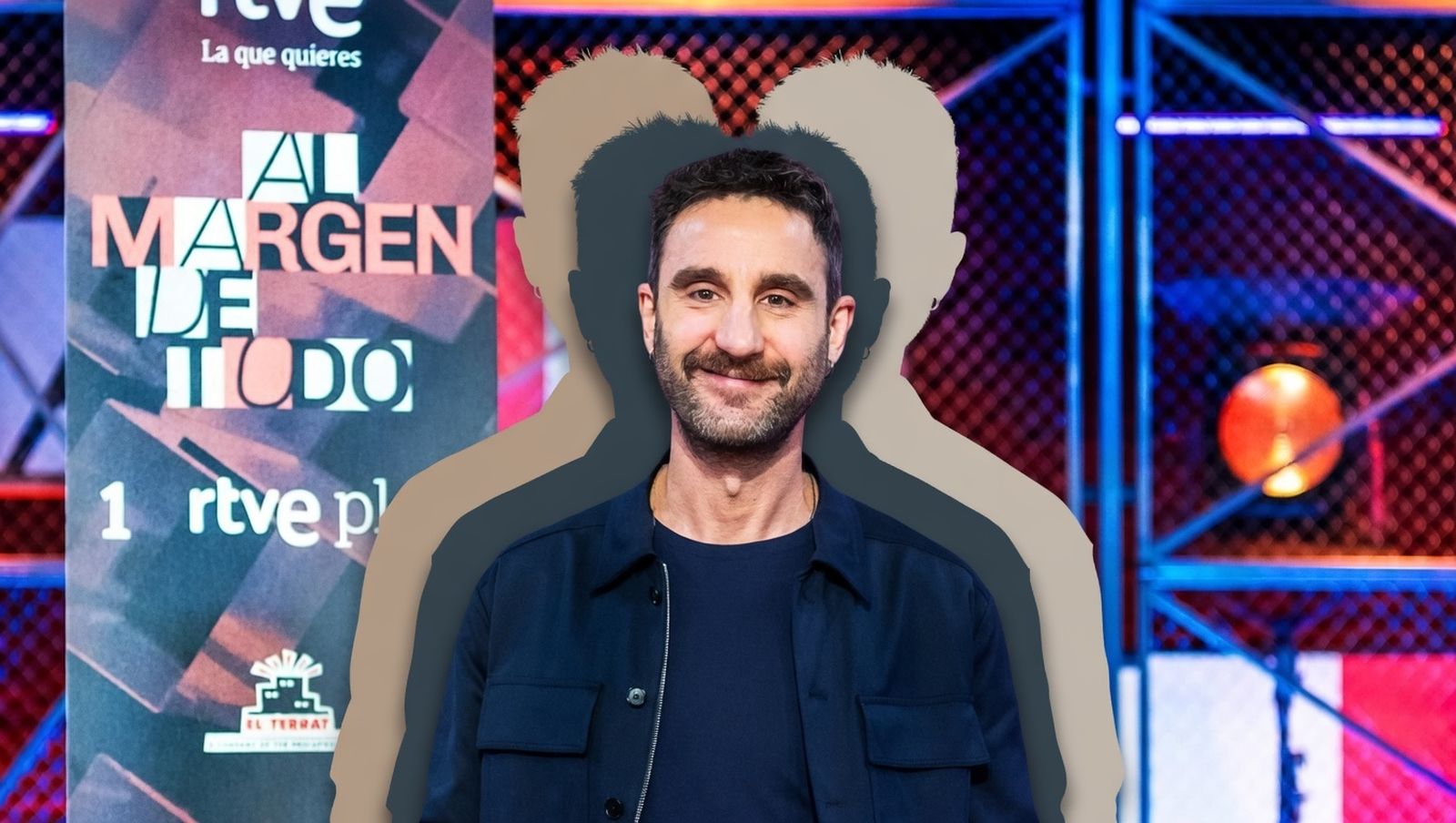 Dani Rovira en el plató de 'Al margen de todo'