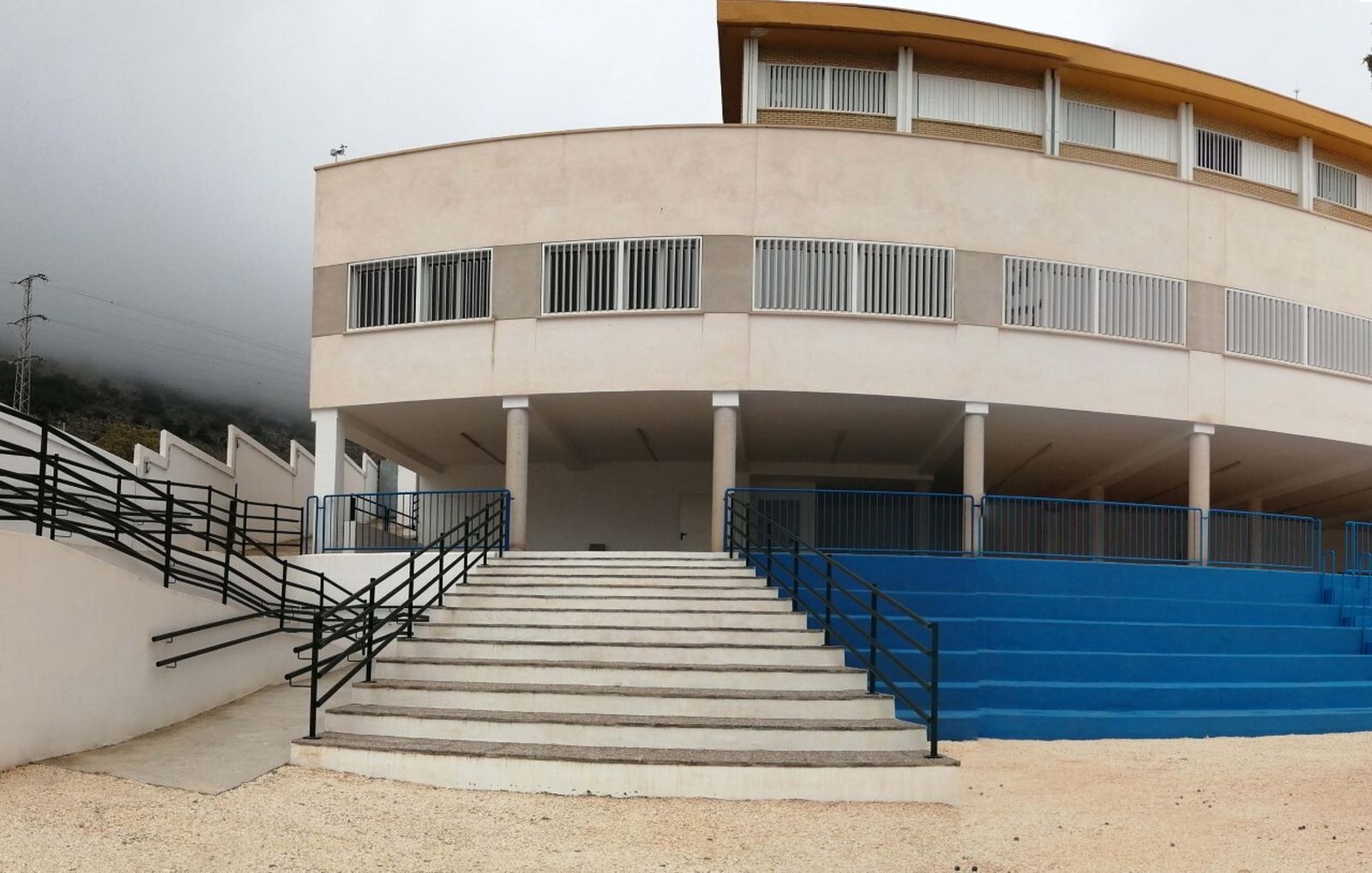 El IES Ostippo, de Estepa, ya ampliado.