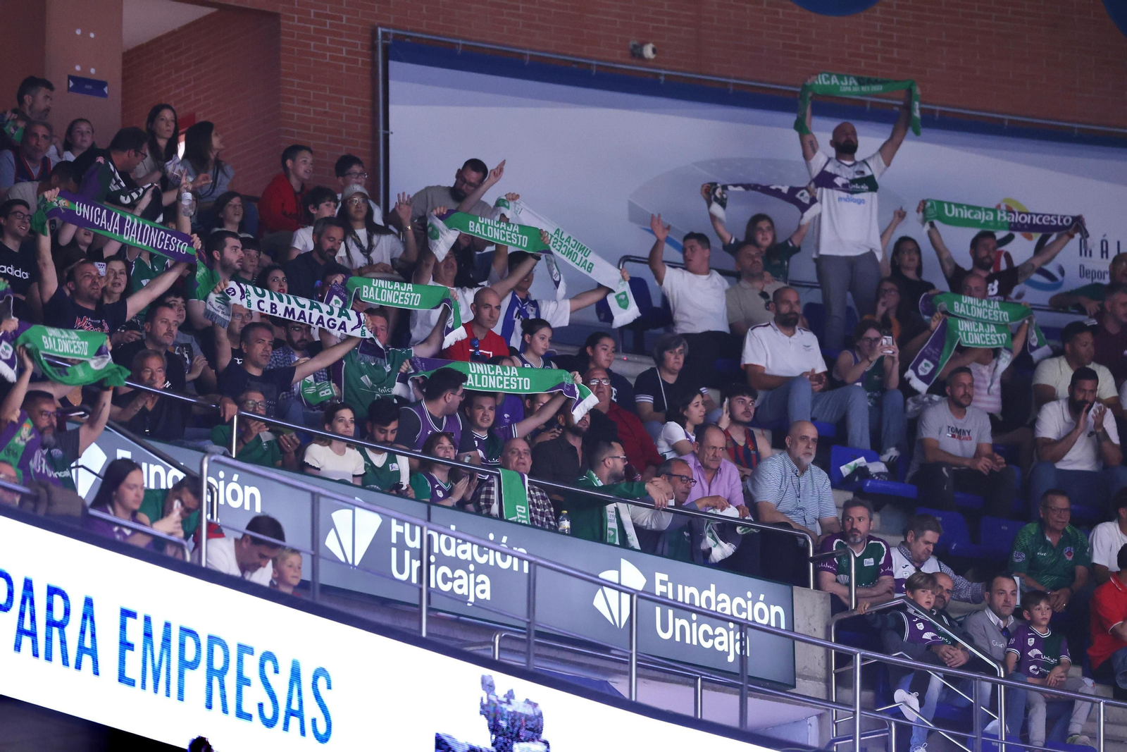 Búscate en las gradas del Carpena en el Unicaja-Baskonia
