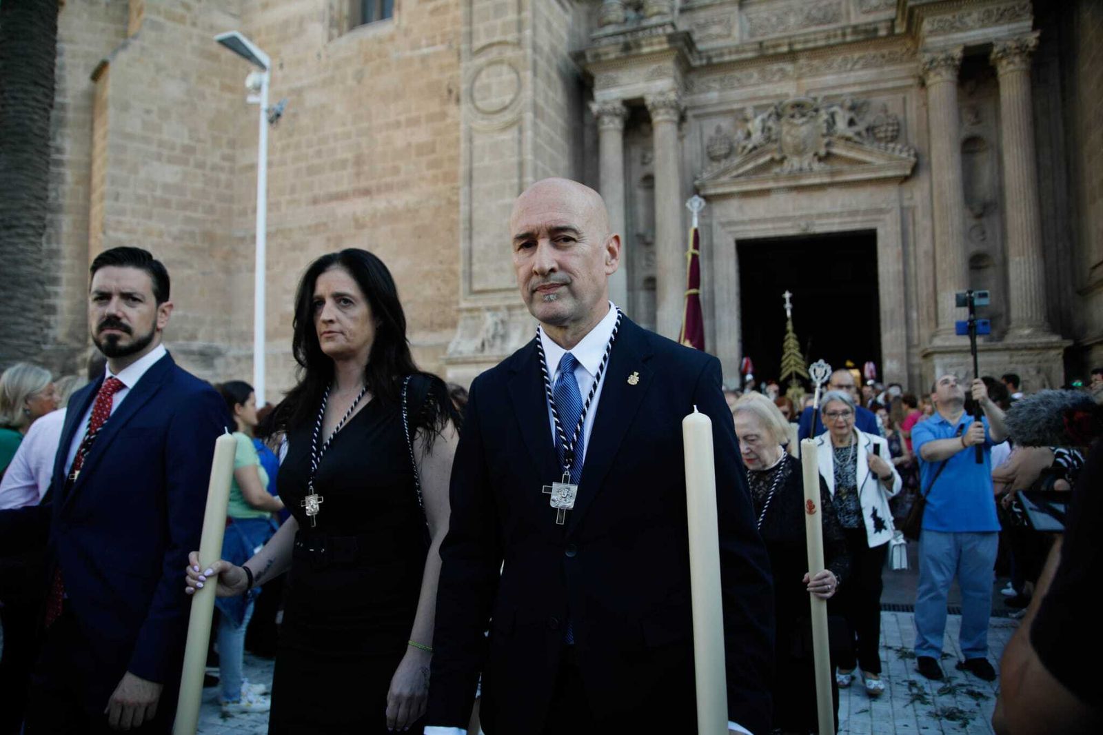 Imágenes de la procesión del Corpus Christi en Almería: así han sido la misa y la posterior marcha por la capital