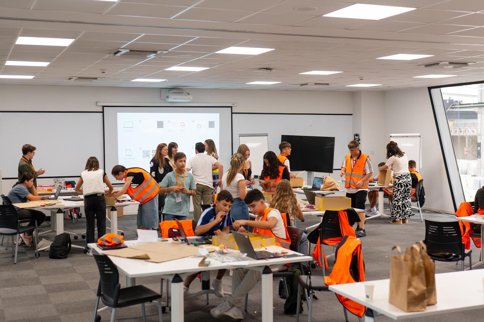 Campamento de Cosentino y Microsoft.