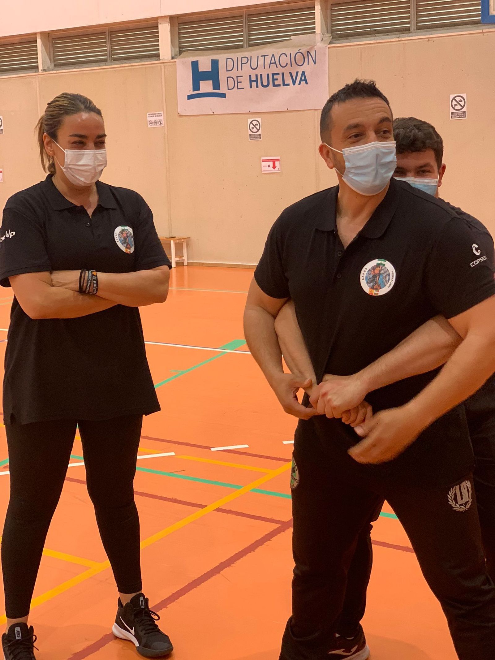 Patricia Catalina y Gálvez en un momento del taller desarrollado en Calañas.