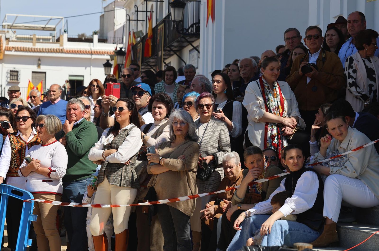 Imágenes del acto de Juramento o Promesa de Fidelidad a la Bandera Nacional en El Rocío