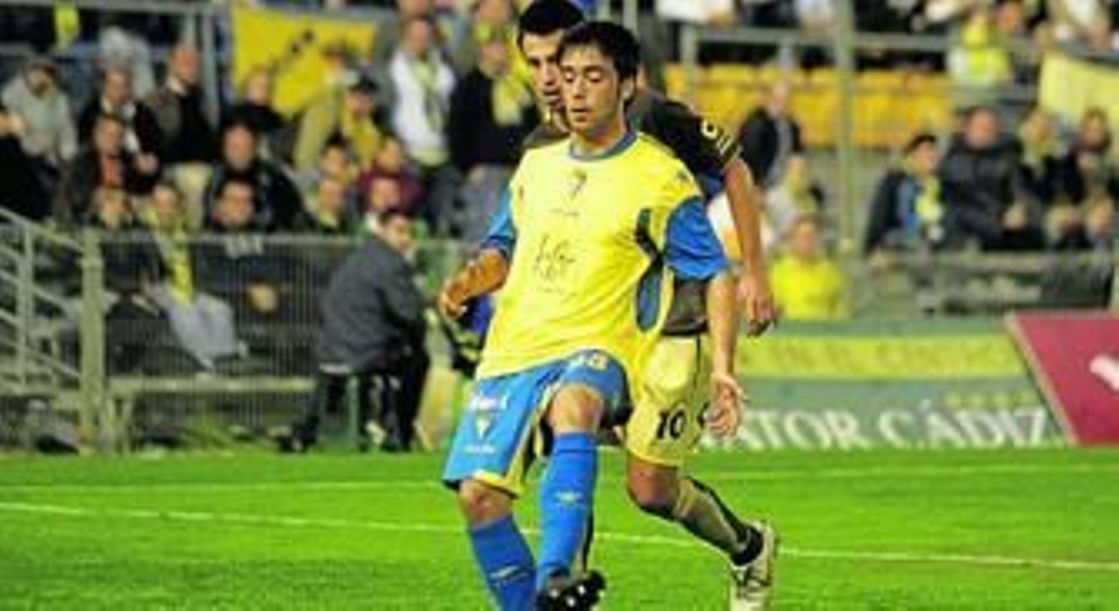 Jaume Costa, durante el partido del Cádiz contra Las Palmas el pasado mes de diciembre.