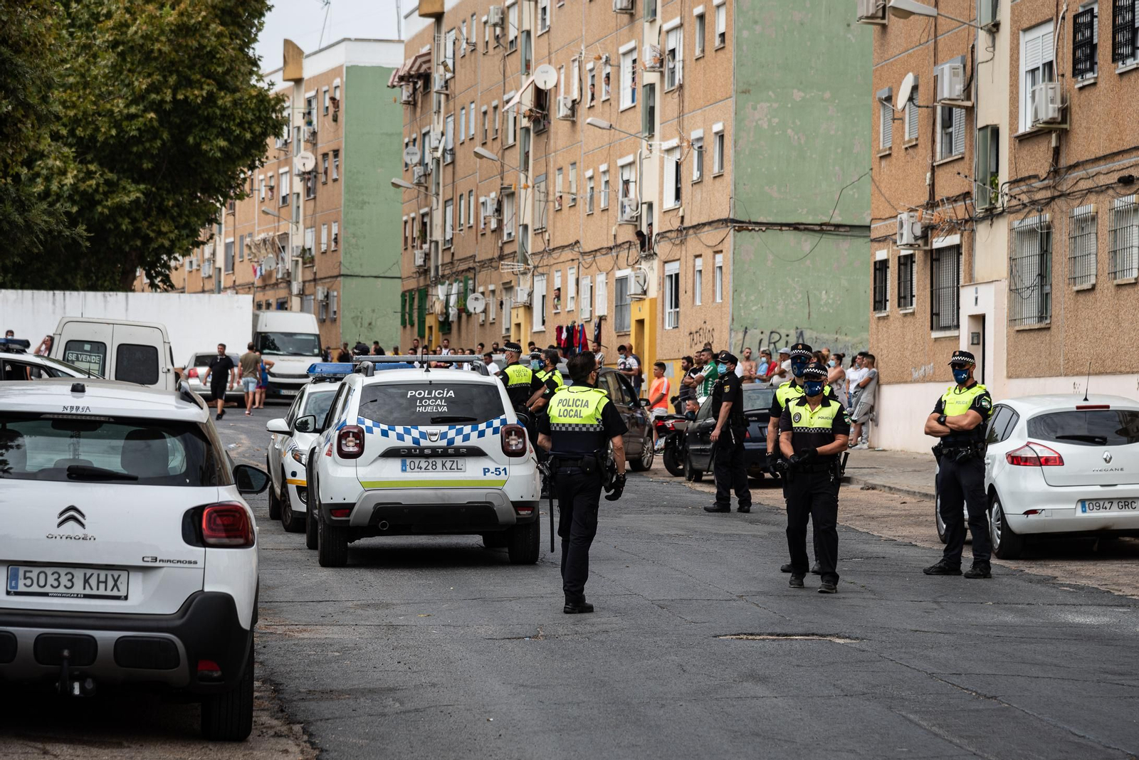 Imágenes de la reyerta ocurrida en la barriada de El Torrejón