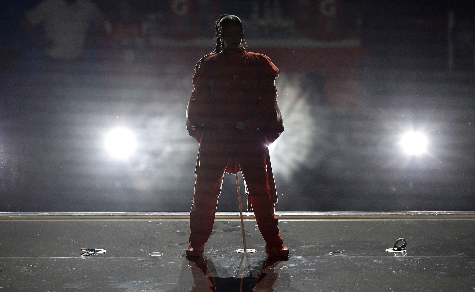 Las imágenes de la actuación de Rihanna en la Super Bowl 2023