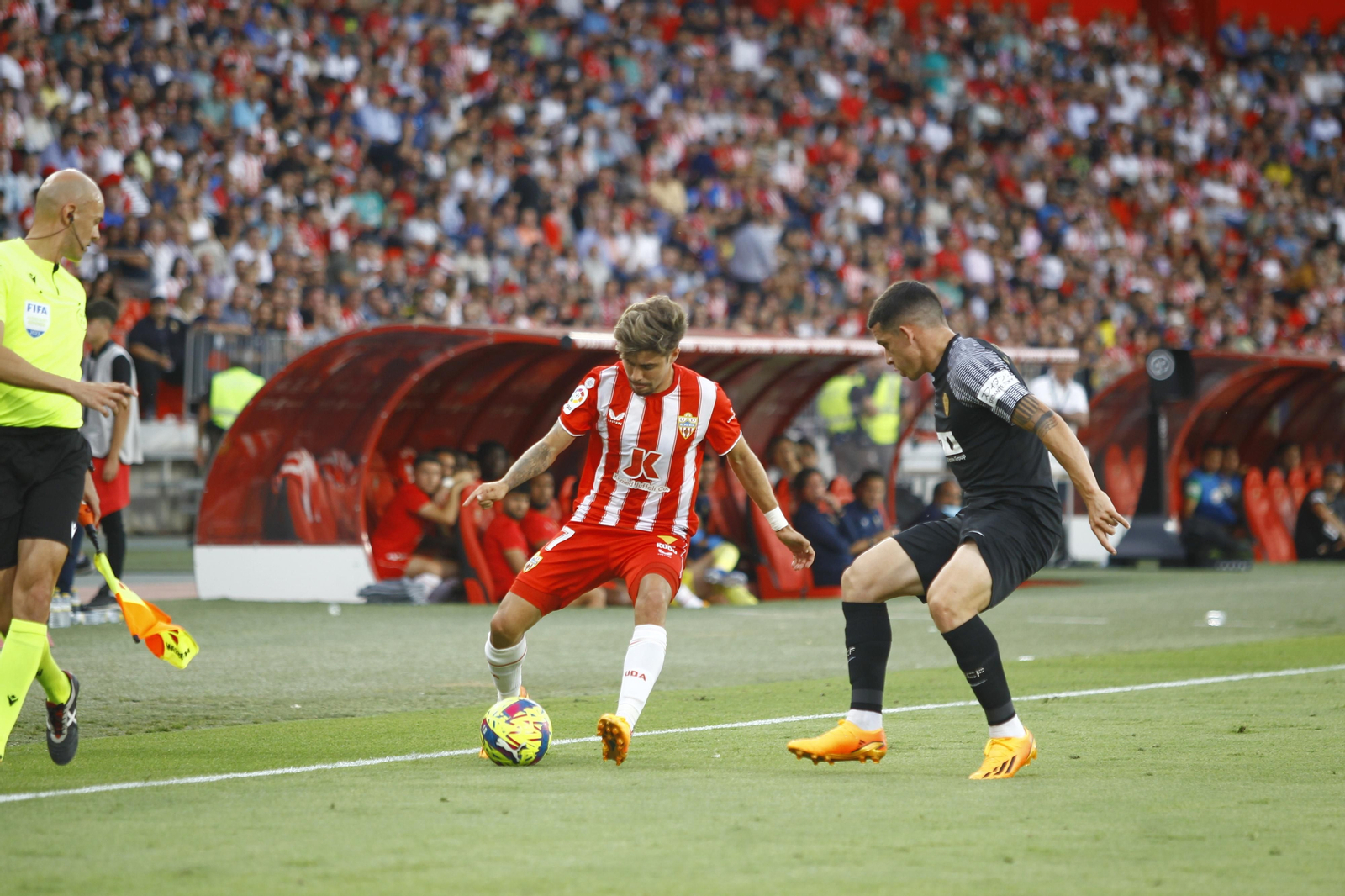 Imágenes del partido U.D. Almería-Elche C.F.