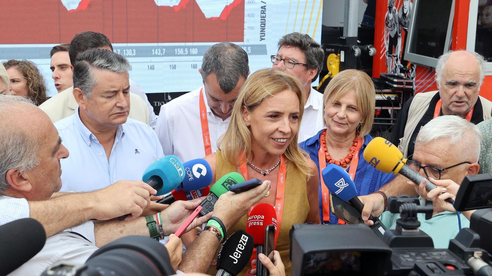 Así fue la salida de la Vuelta España desde Carrefour Sur en Jerez
