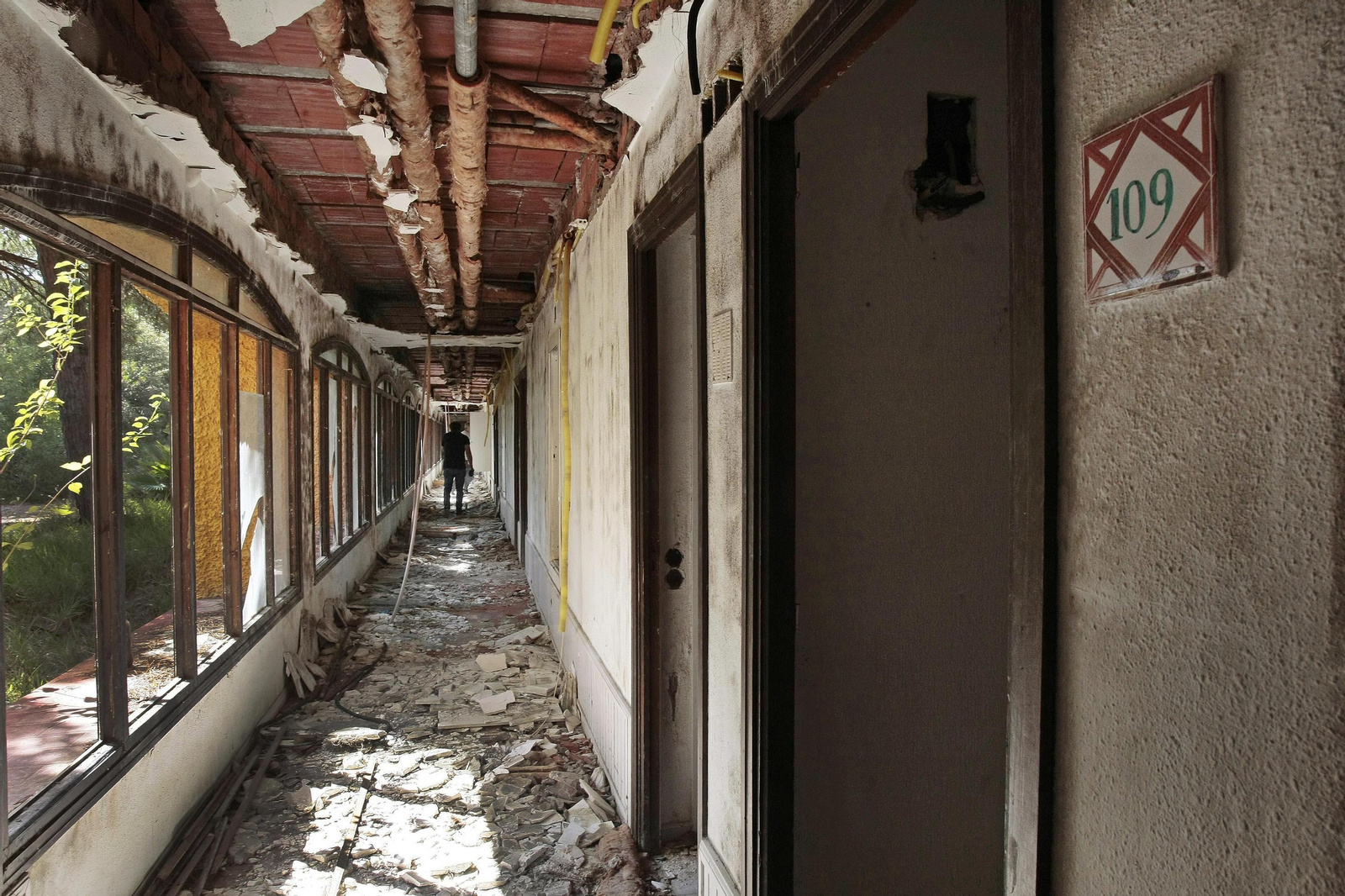 Una imagen del interior del hotel Caballo Blanco, en El Puerto.
