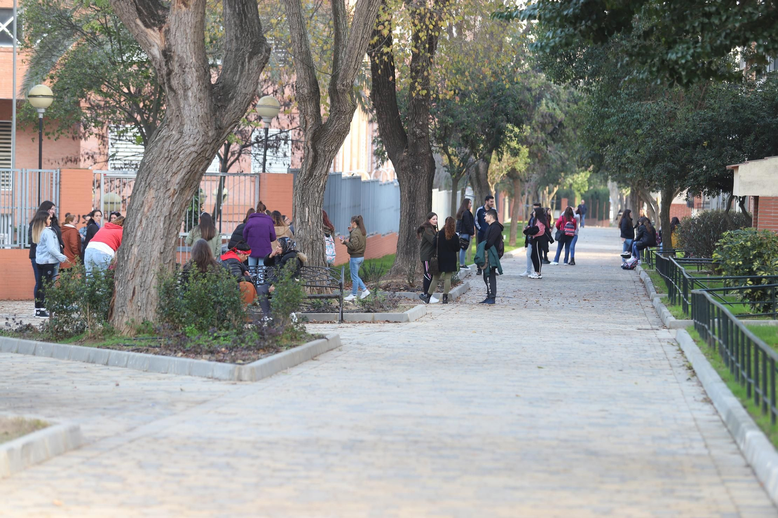 Imágenes de remodelación del área peatonal de Santa Marta