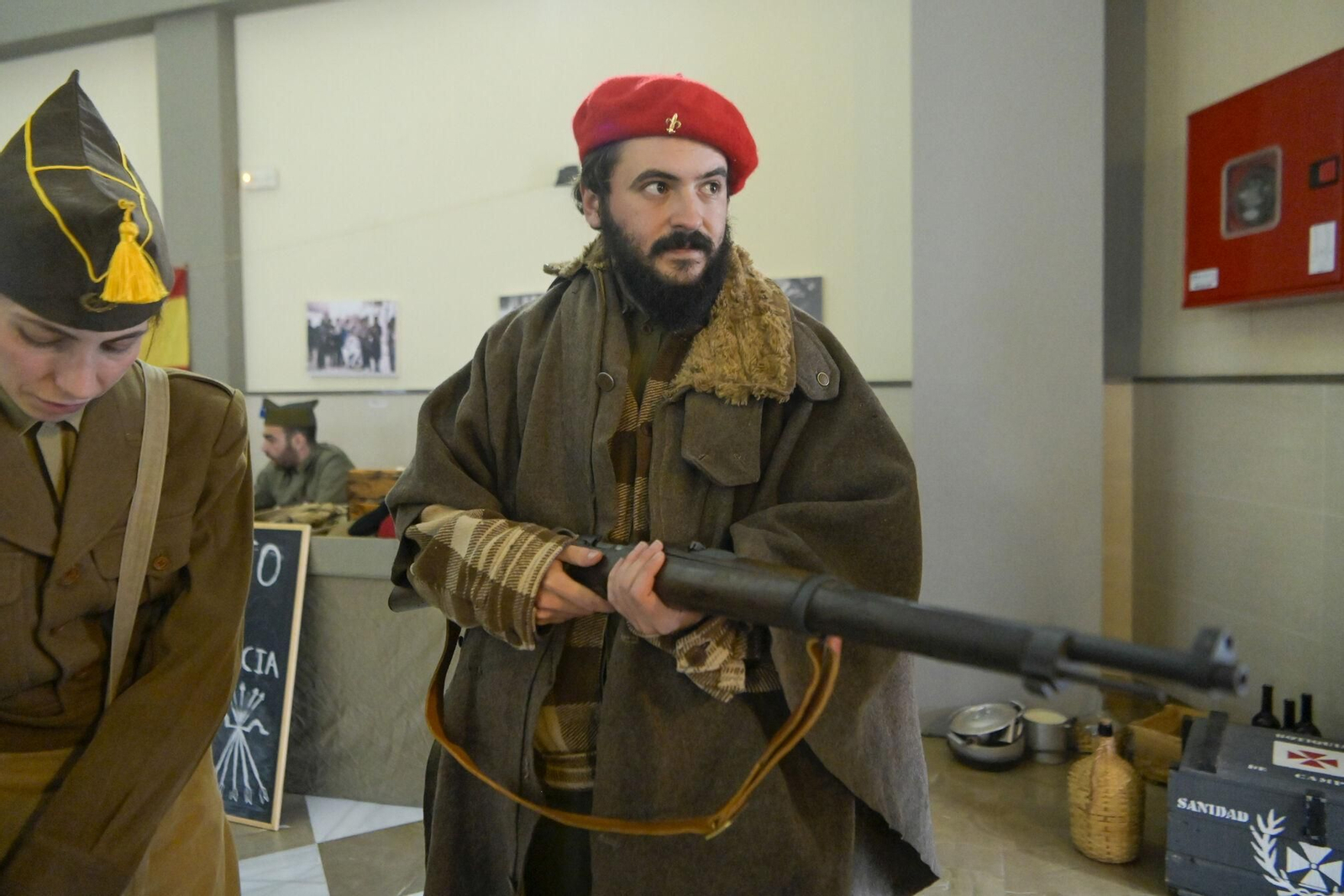 Las mejores imágenes de la recreación de un hospital durante la Guerra Civil en Beas de Granada