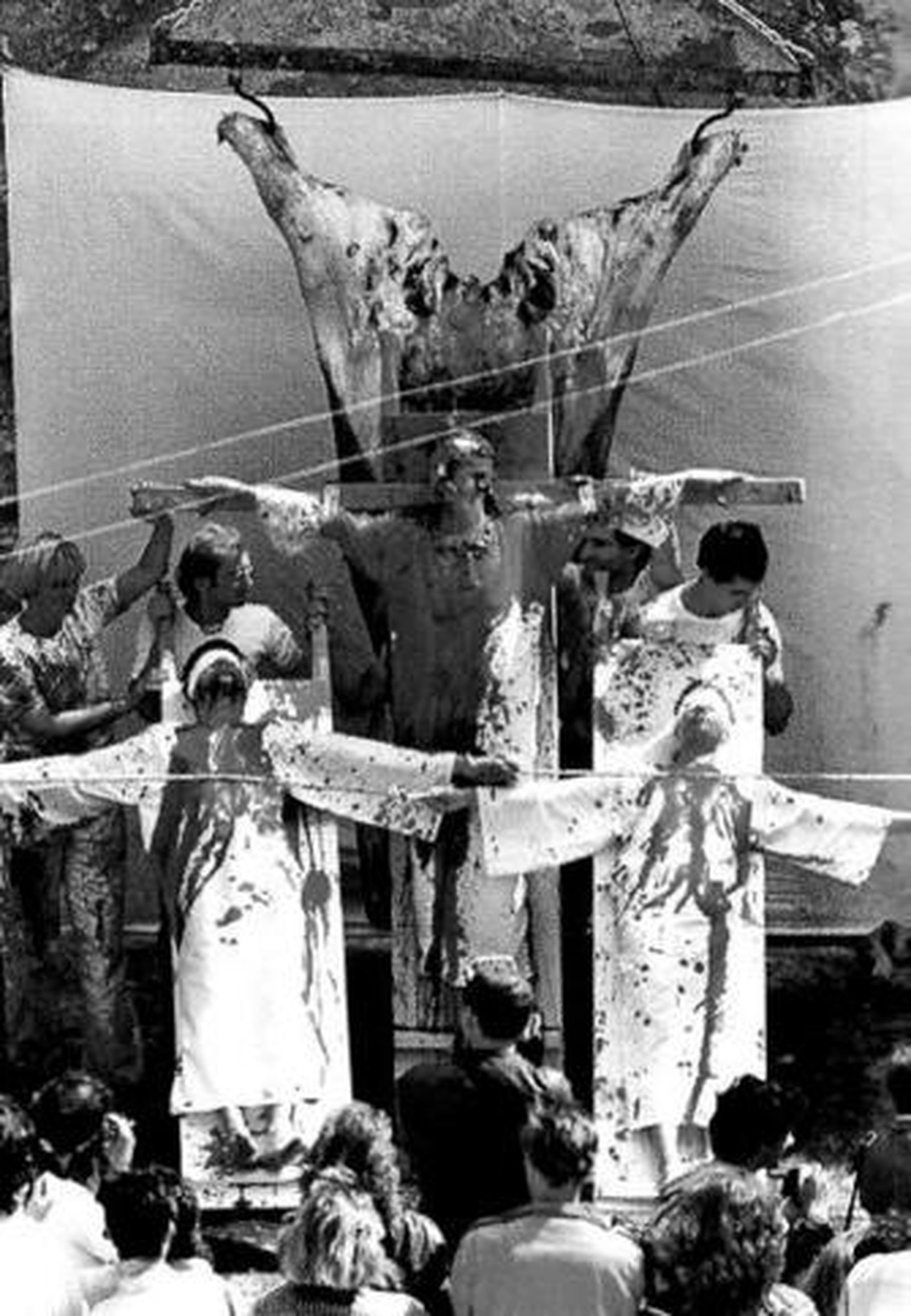 Hermann Nischt: 'Acción en el Castillo de Prinzendorf'.