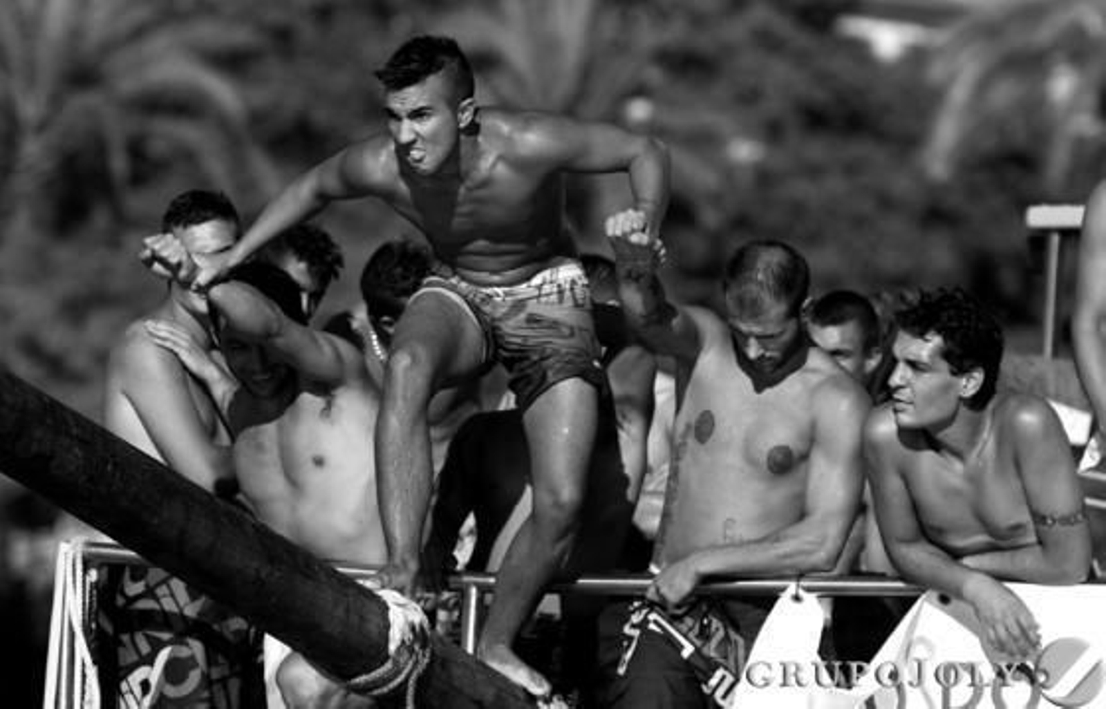 La cucaña de Triana, un clásico de la Velá.

Foto: Juan Carlos Muñoz