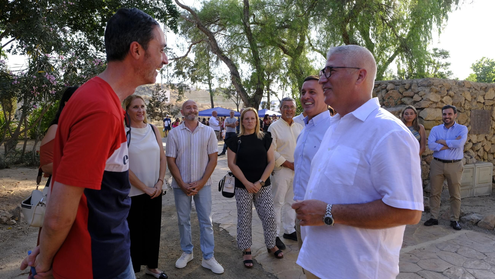 Inauguración del Parque de los Derechos Humanos, en Villa Inés (Huércal de Almería), en imágenes