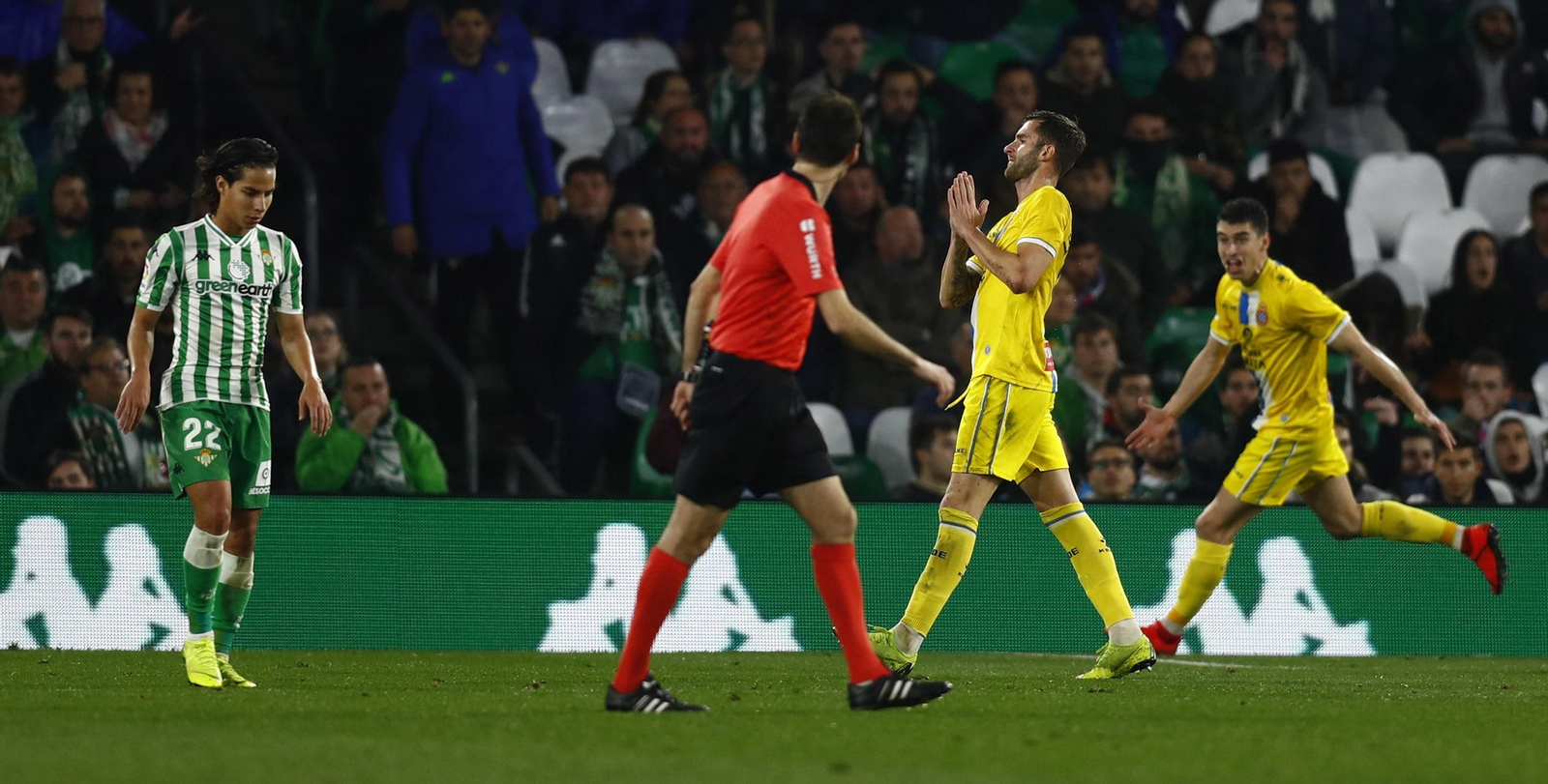 El Betis-Espanyol de la Copa del Rey, en imágenes