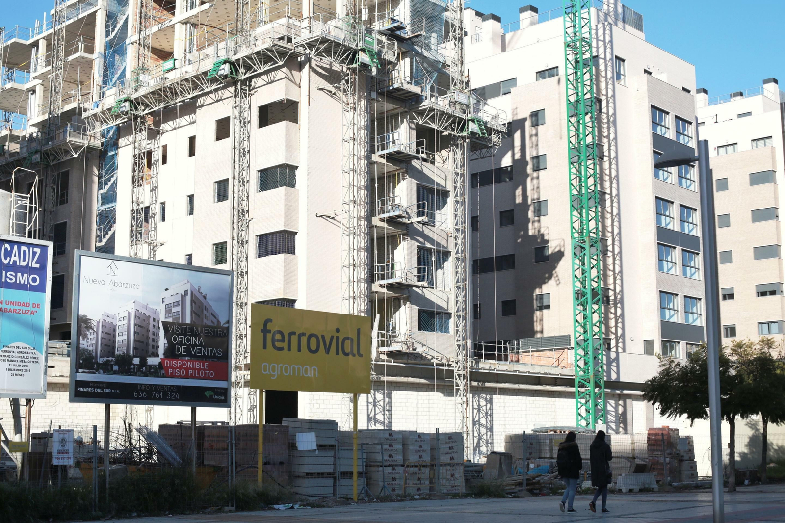 Promoción viviendas de nueva construcción en la capital gaditana.