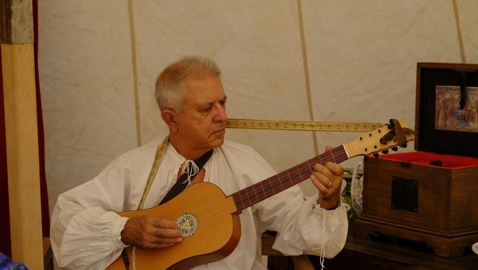 Recreación de un instrumento tradicional.