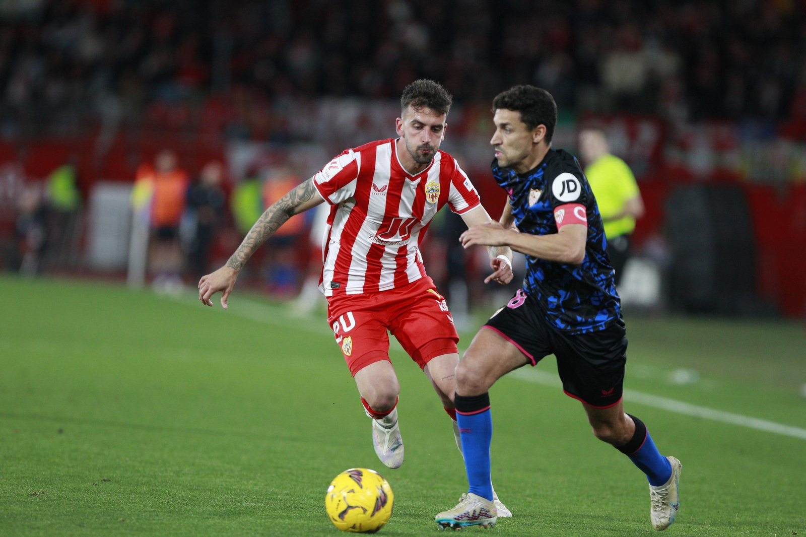 Las mejores imágenes del partido de fúbol U.D. Almería-Sevilla F.C.