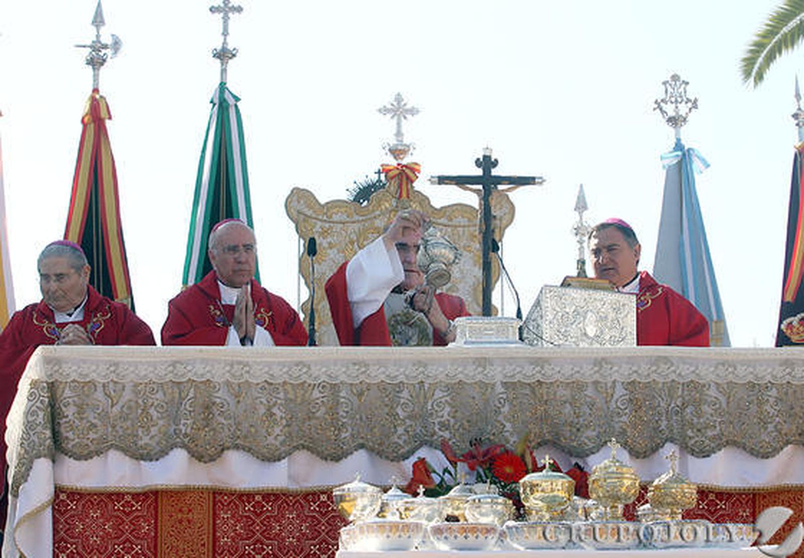 Las imágenes de la misa de romeros