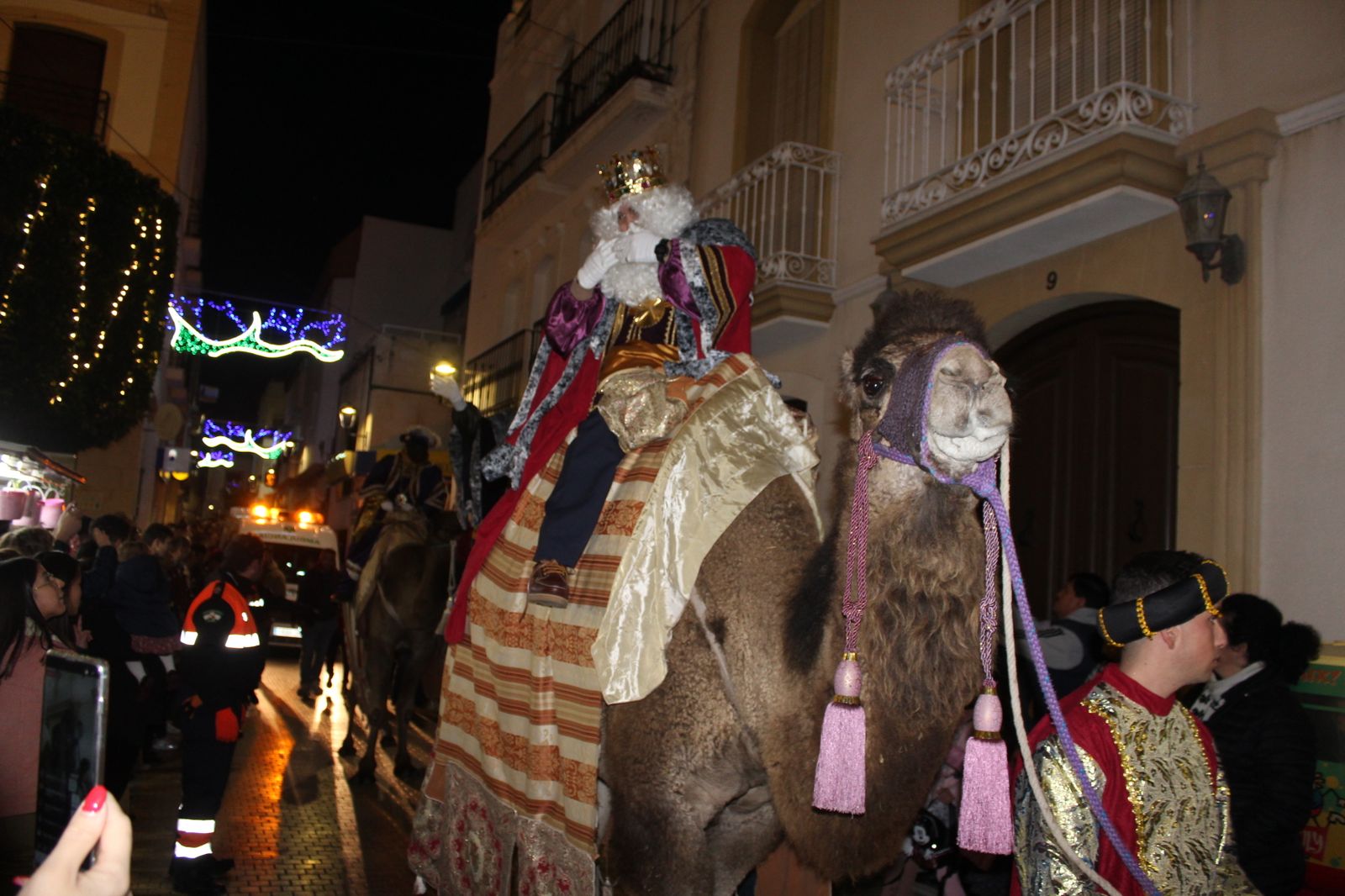Los Reyes Magos han llegado en camellos.