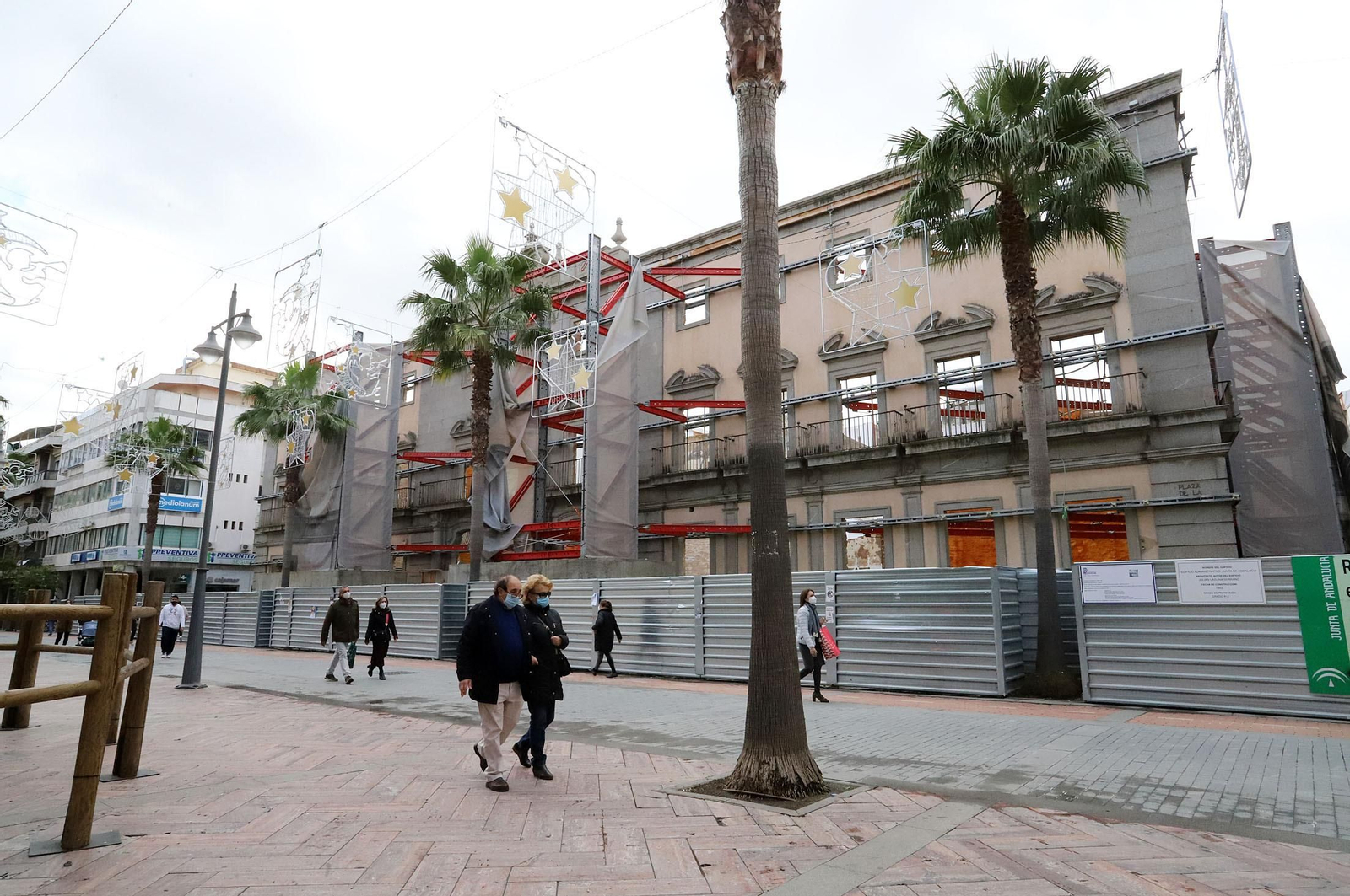 Fachada del antiguo edificio de Hacienda.