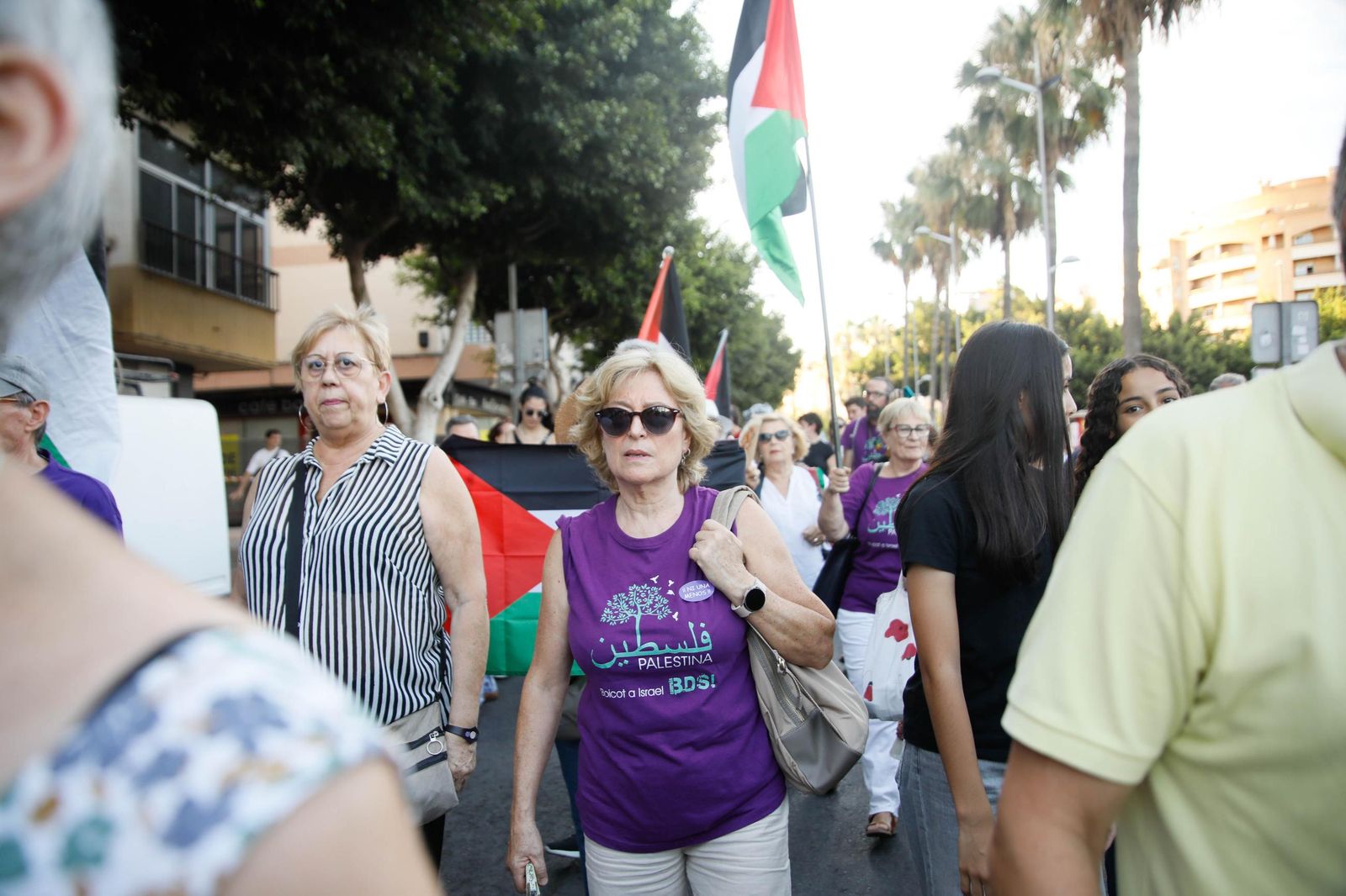 Imágenes de la manifestación en Almería por el genocidio en Palestina