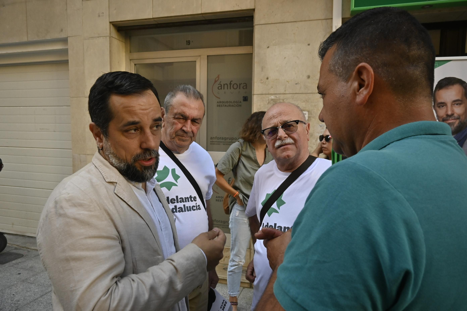 Elecciones Municipales Huelva 2023: Imágenes del acto de inicio de campaña en la sede de Adelante Andalucía