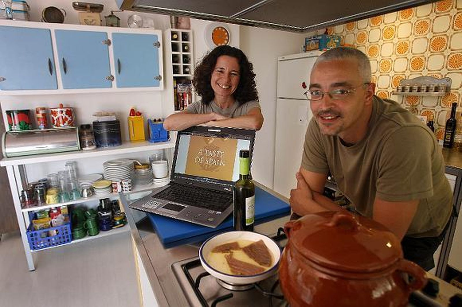Fátima Silóniz y Miguel Ullibarri, de Taste of Spain. /José Braza