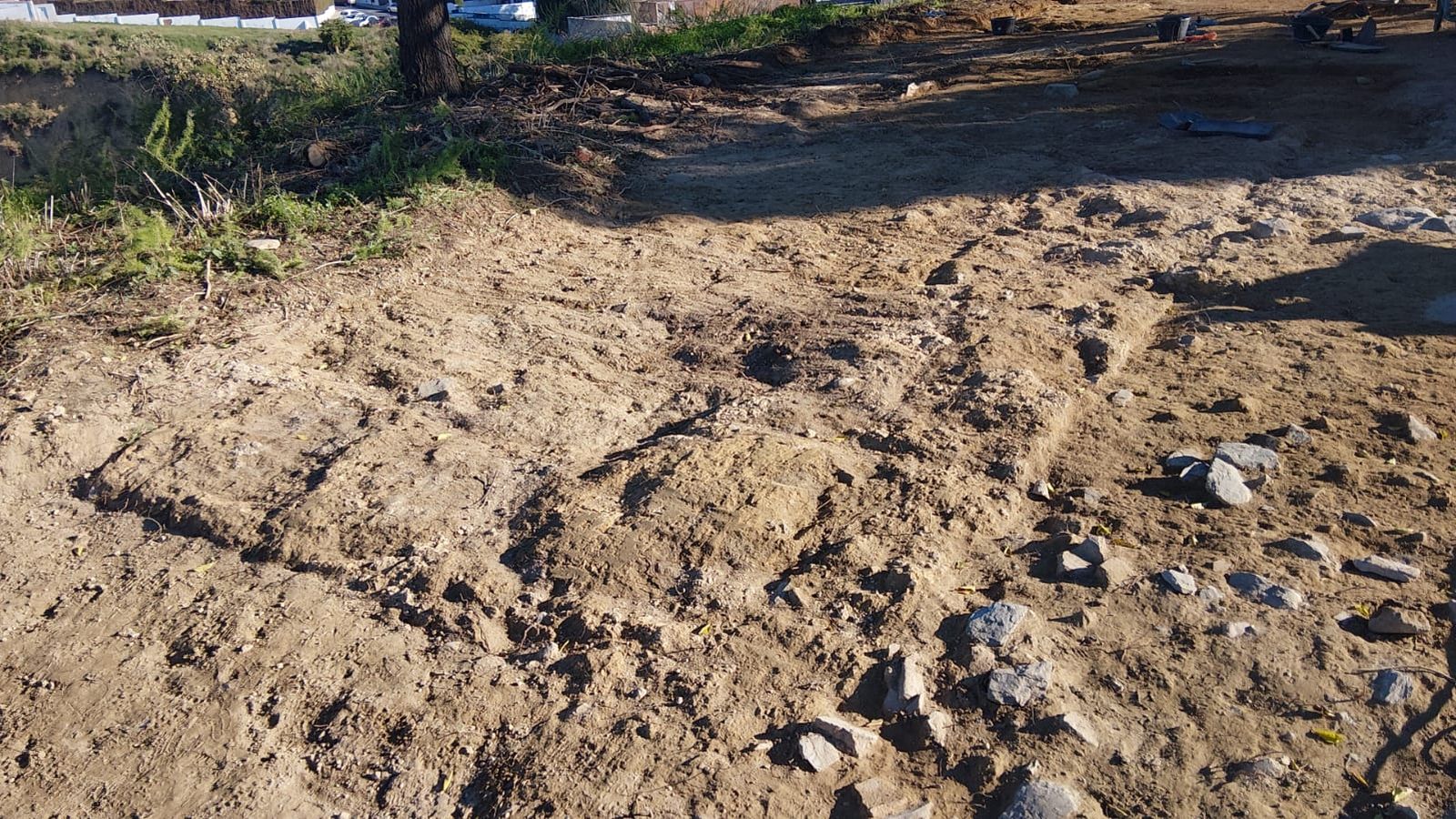 RestoS encontrados correspondientes al castillo medieval de Huelva.