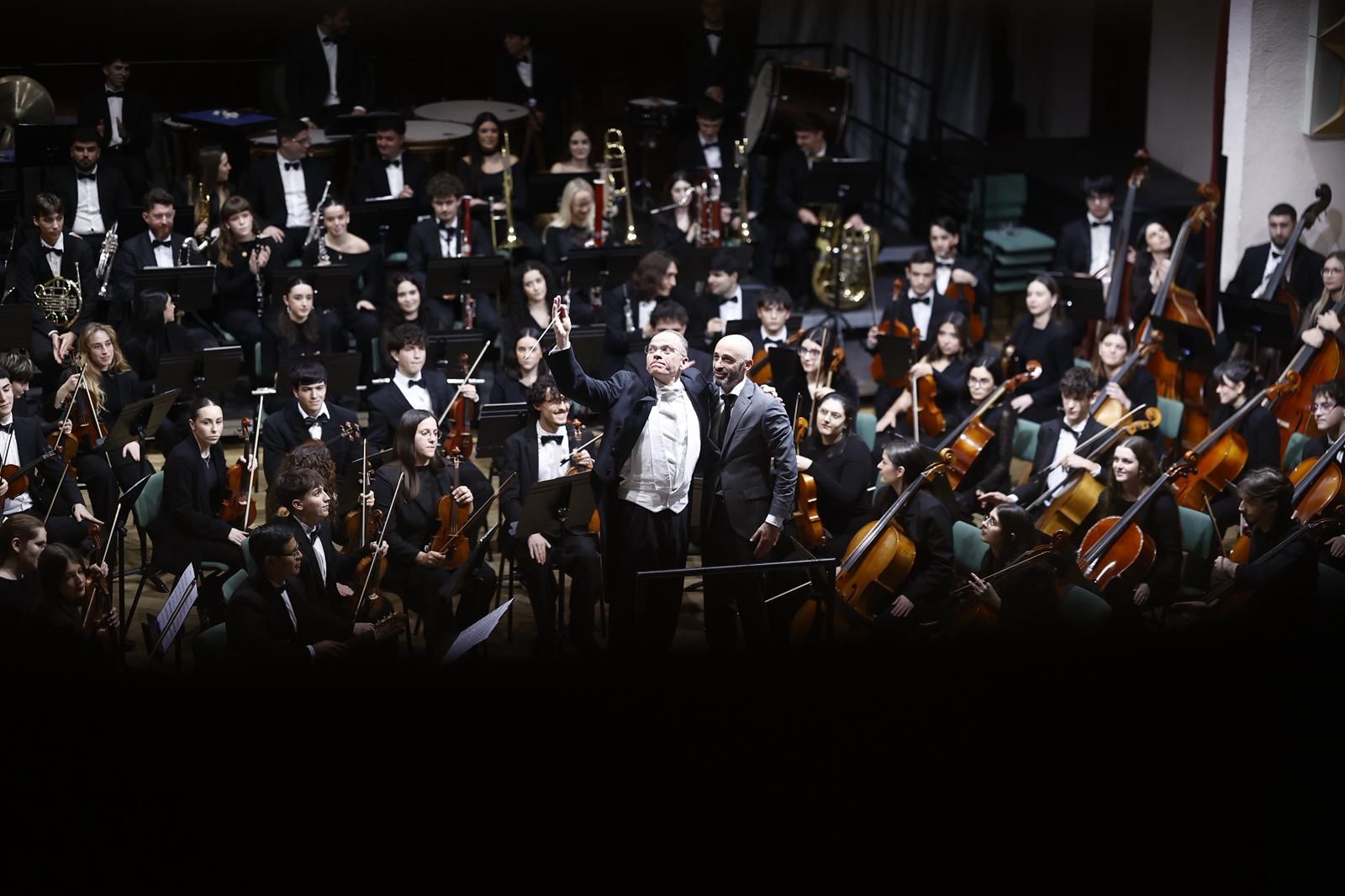 Las fotos de la presentación del nuevo himno del Málaga CF en el Conservatorio Superior de Málaga