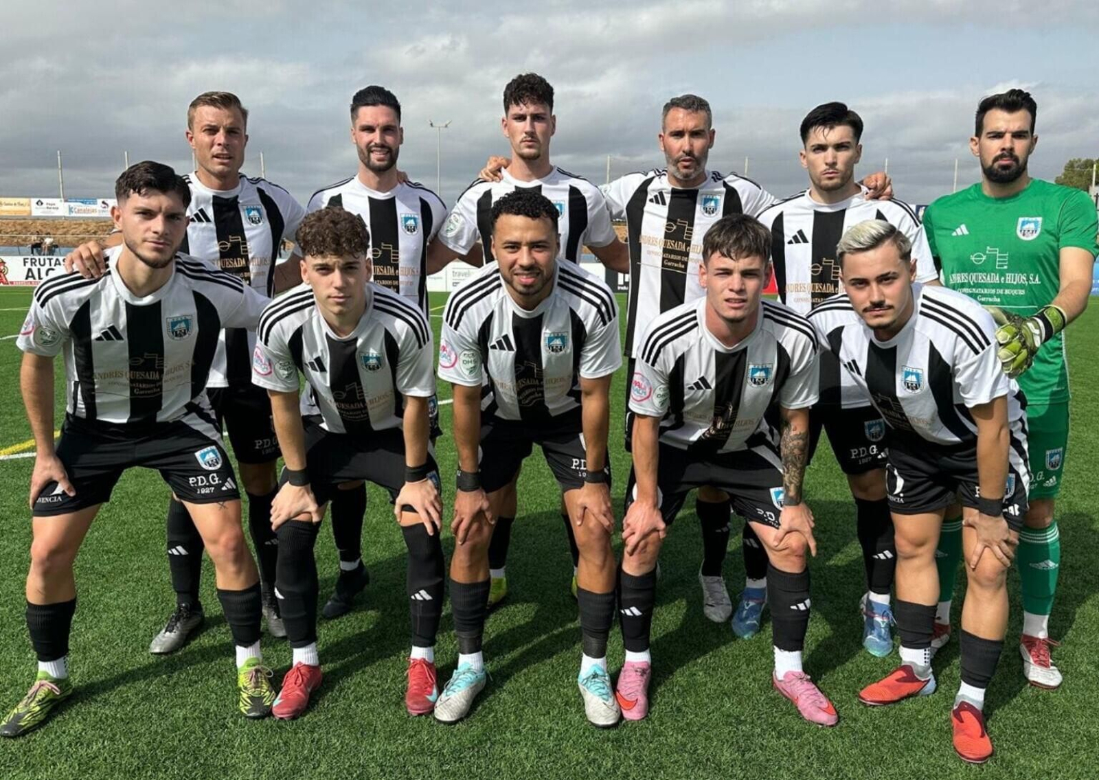 Once presentado por el Garrucha en su encuentro del pasado fin de semana frente al Alhaurín de la Torre.