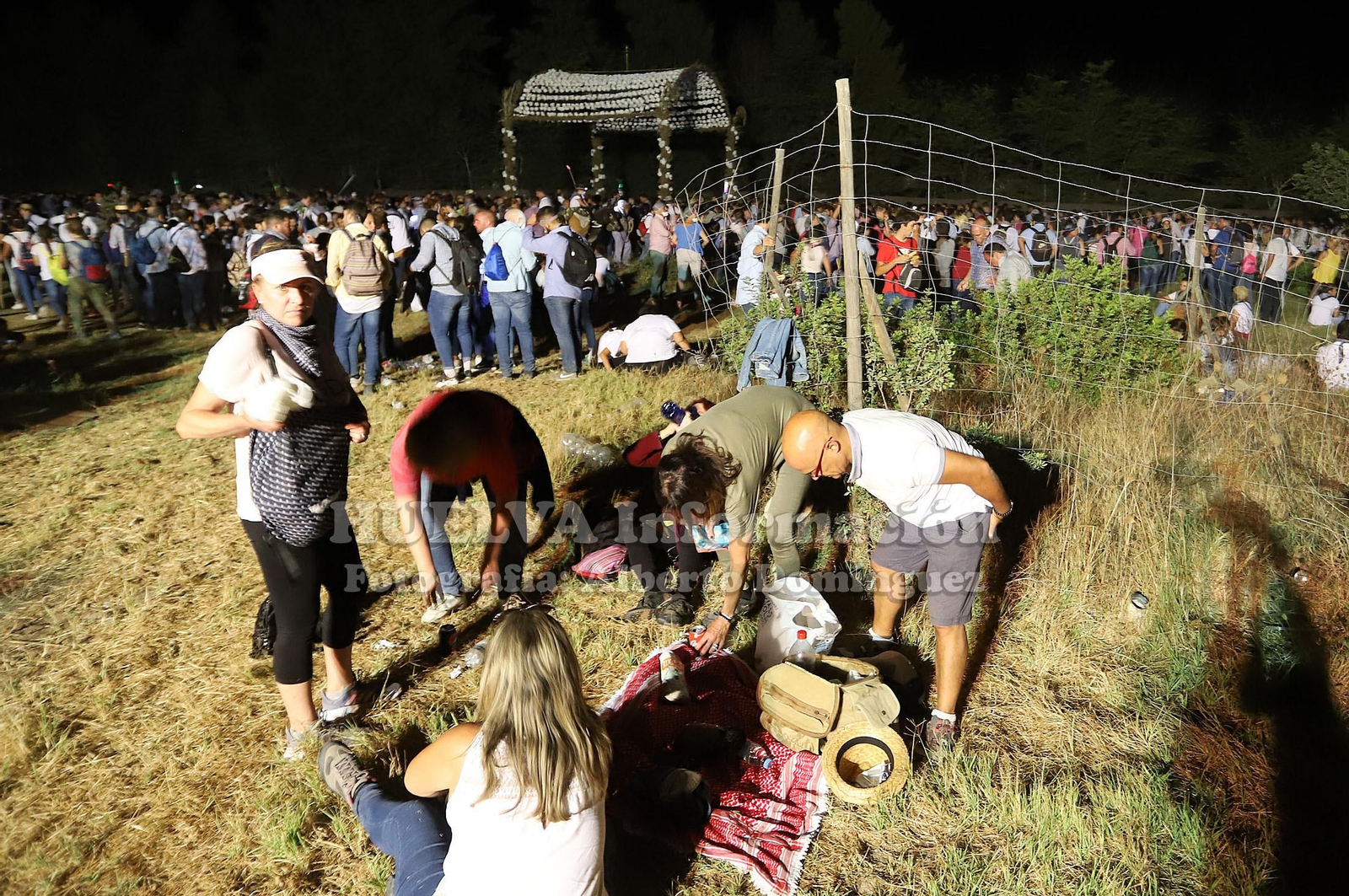 Imágenes del camino de la Venida de la Virgen del Rocío