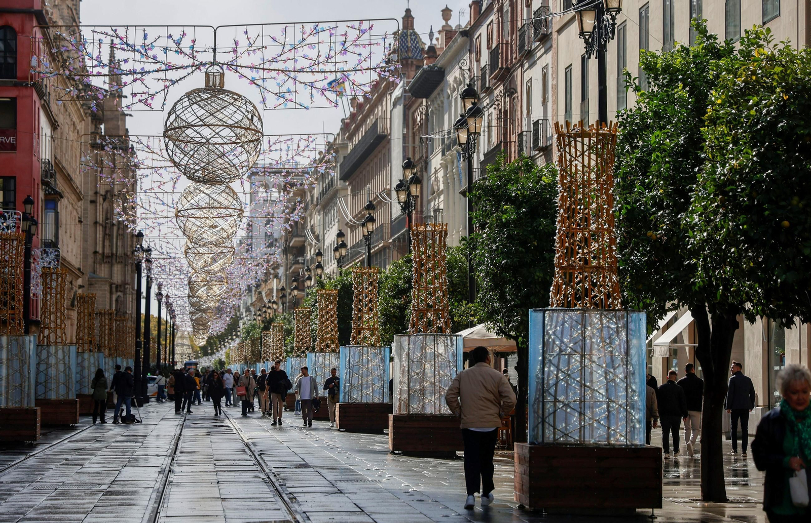 La Avenida de la Constitución de Sevilla.