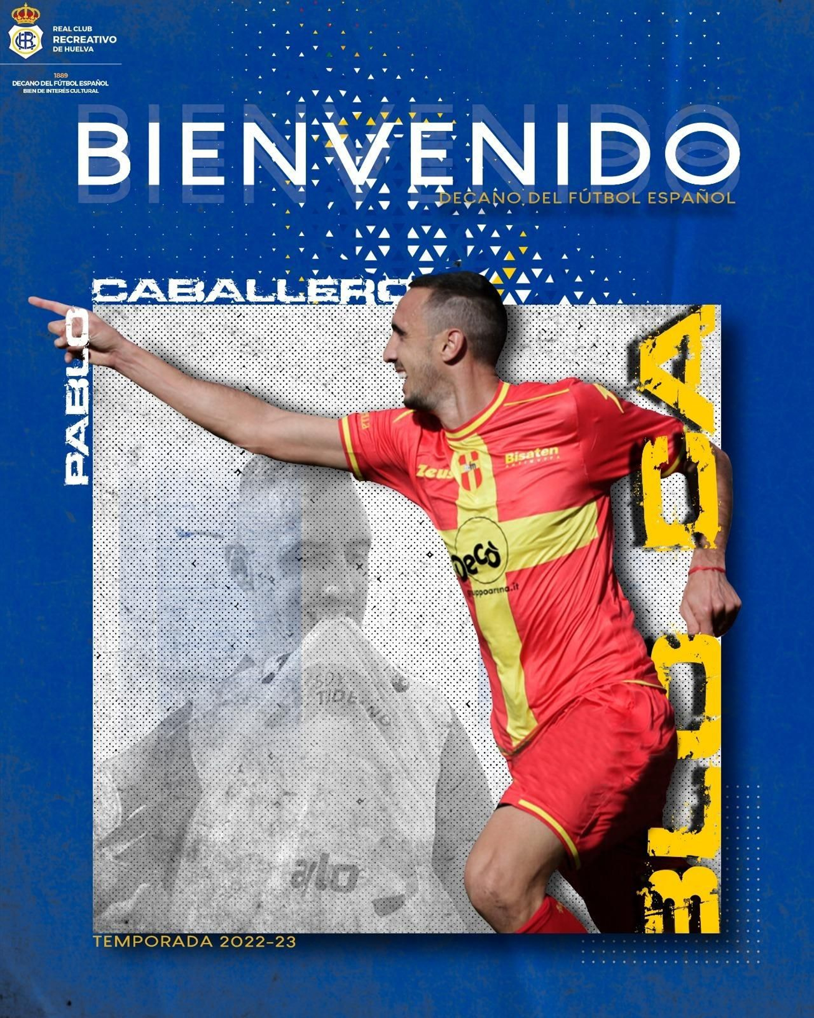 Pablo Caballero, nuevo delantero del Recre