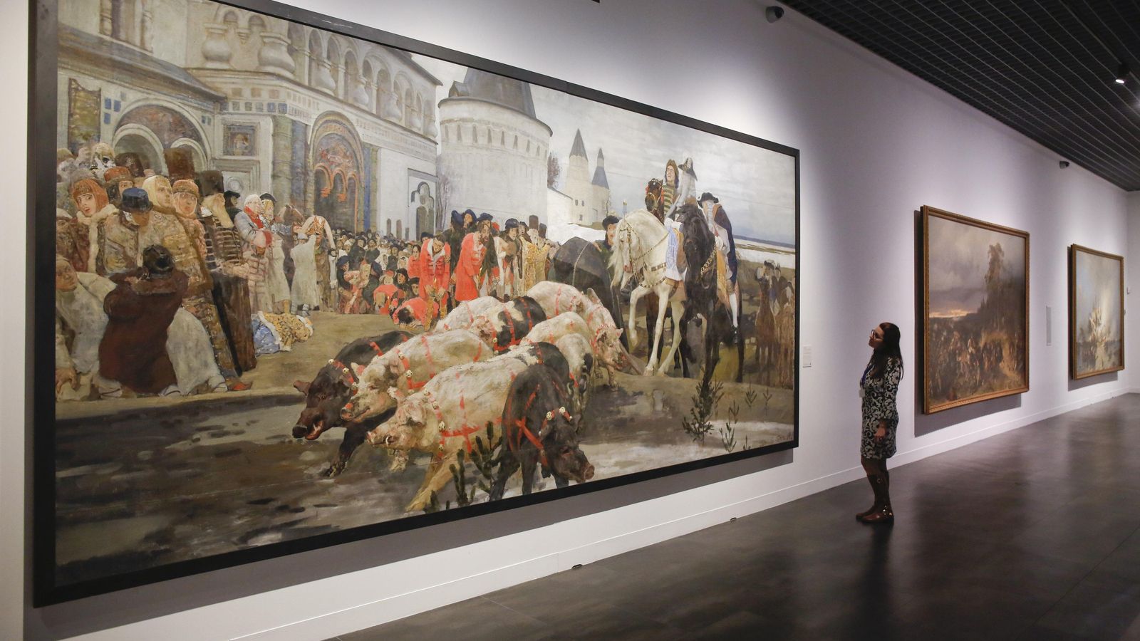 Imagen de una de las exposiciones del Museo Ruso.