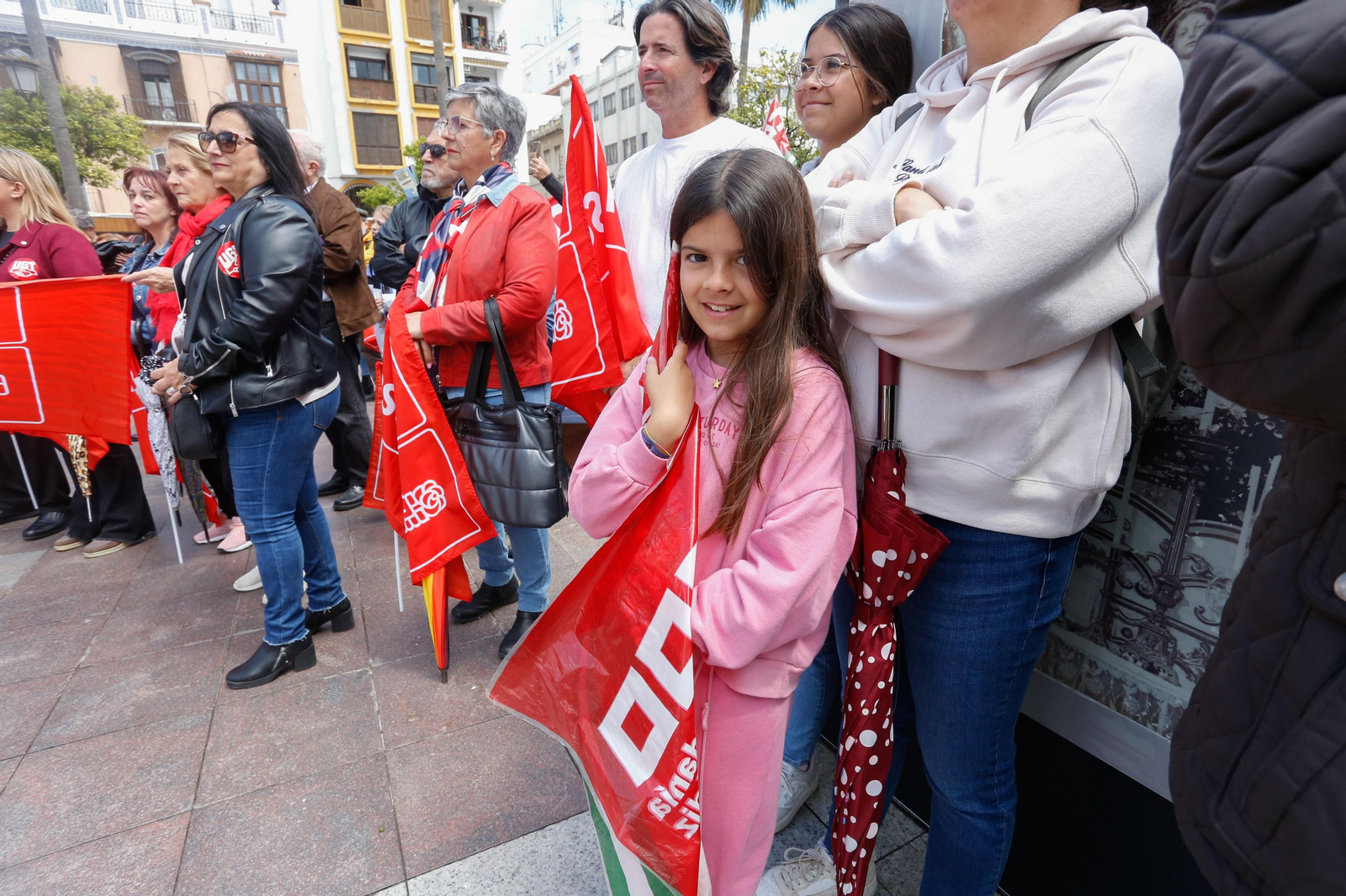 Fotos de la manifestación del Primero de Mayo en Algeciras