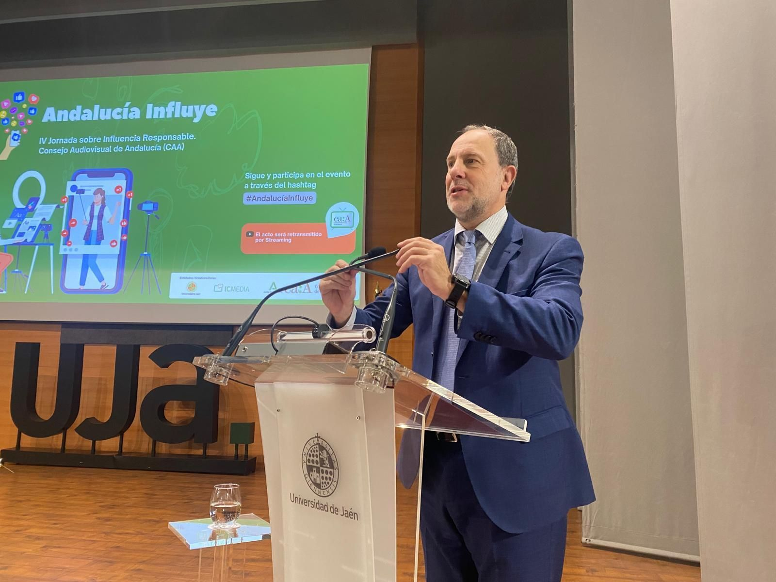 El rector de la UJA, Nicolás Ruiz.