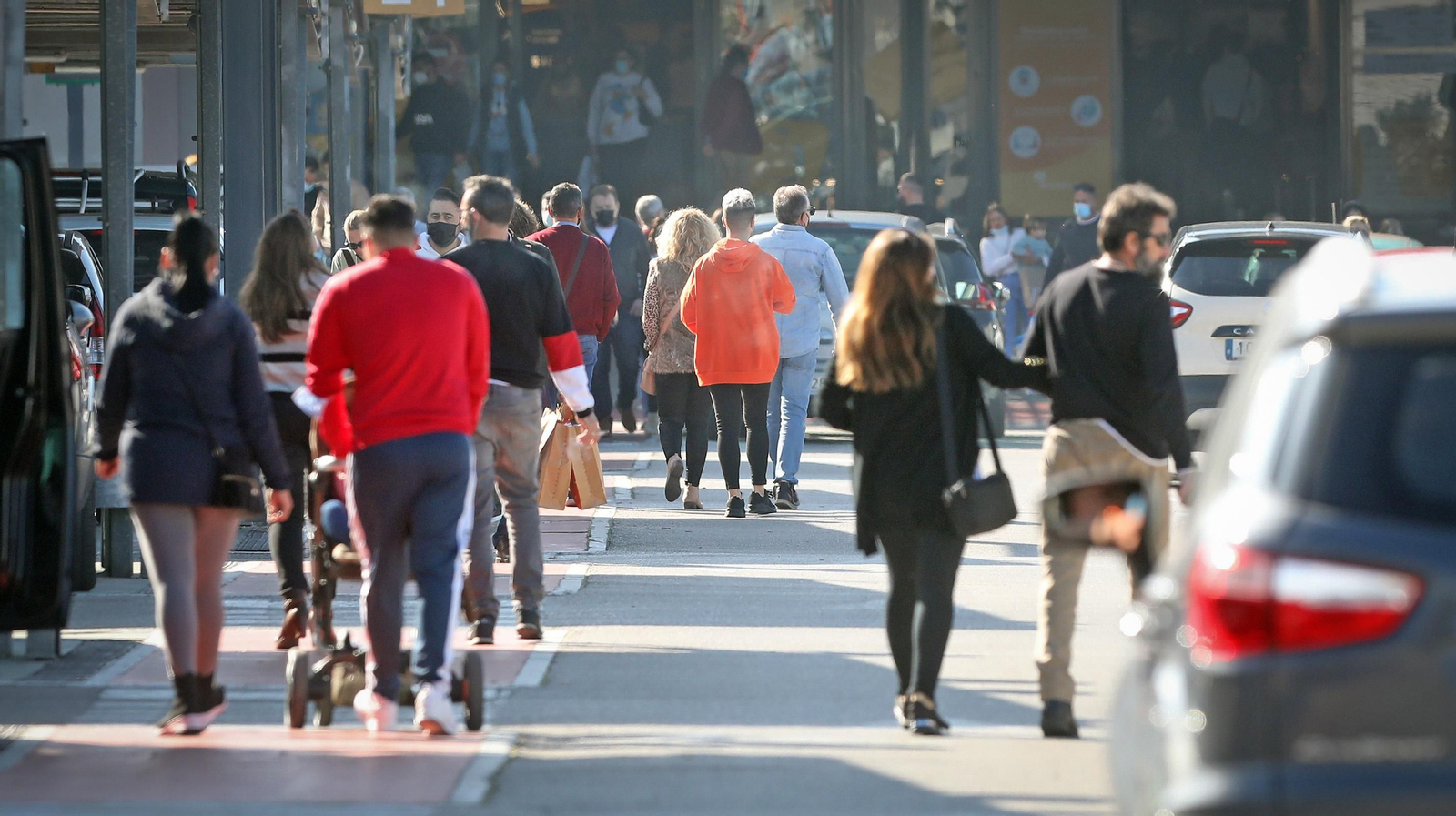 Lleno en los centros comerciales de Jerez