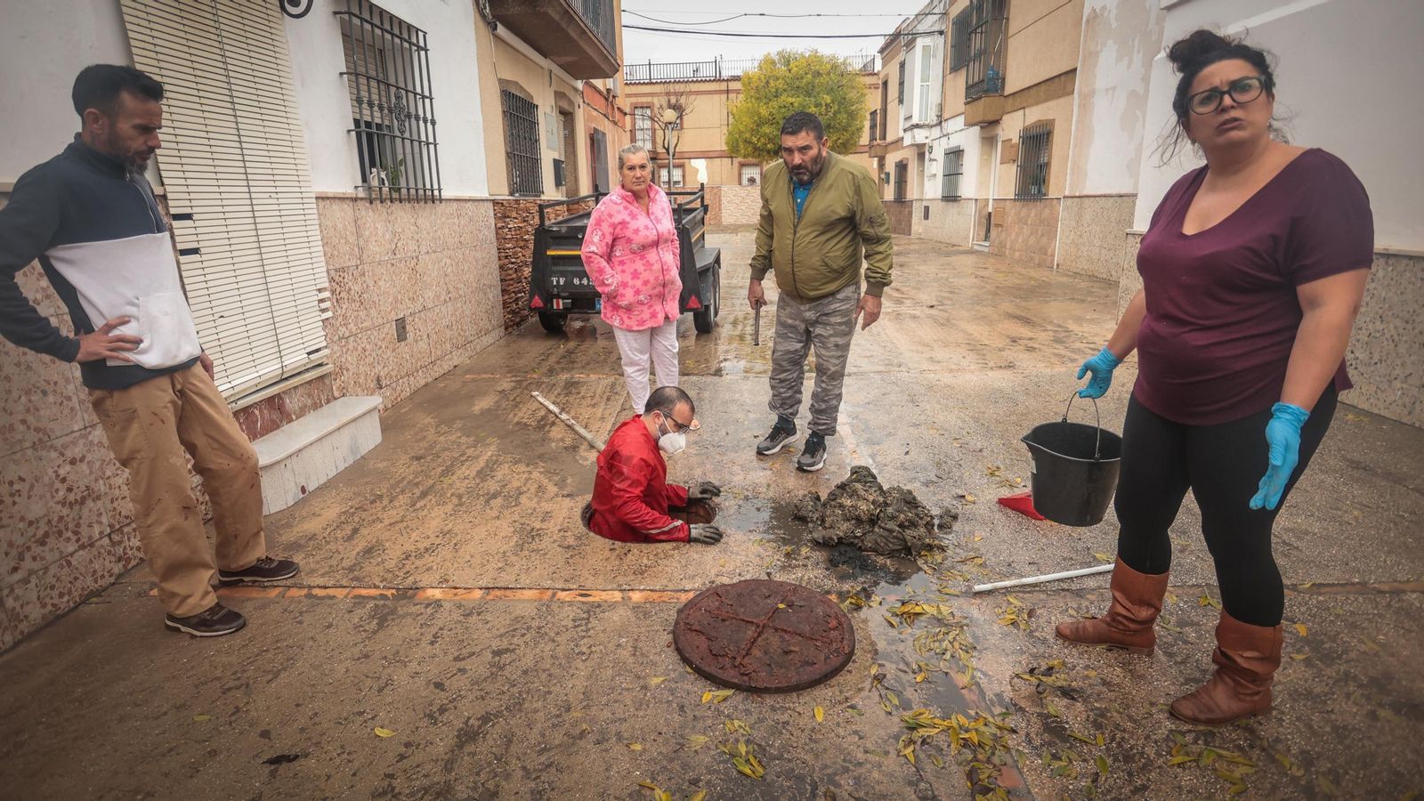 Imágenes del paso de la Dana, inundaciones, destrozos y caos por todo Jerez