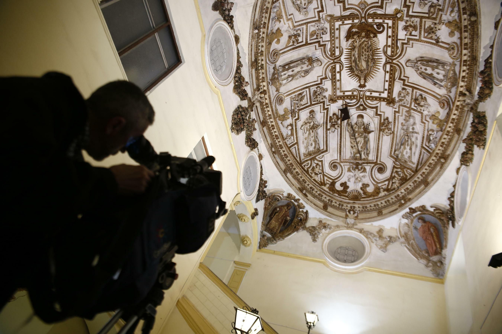 Presentada la nueva cara de la cúpula de la Merced.