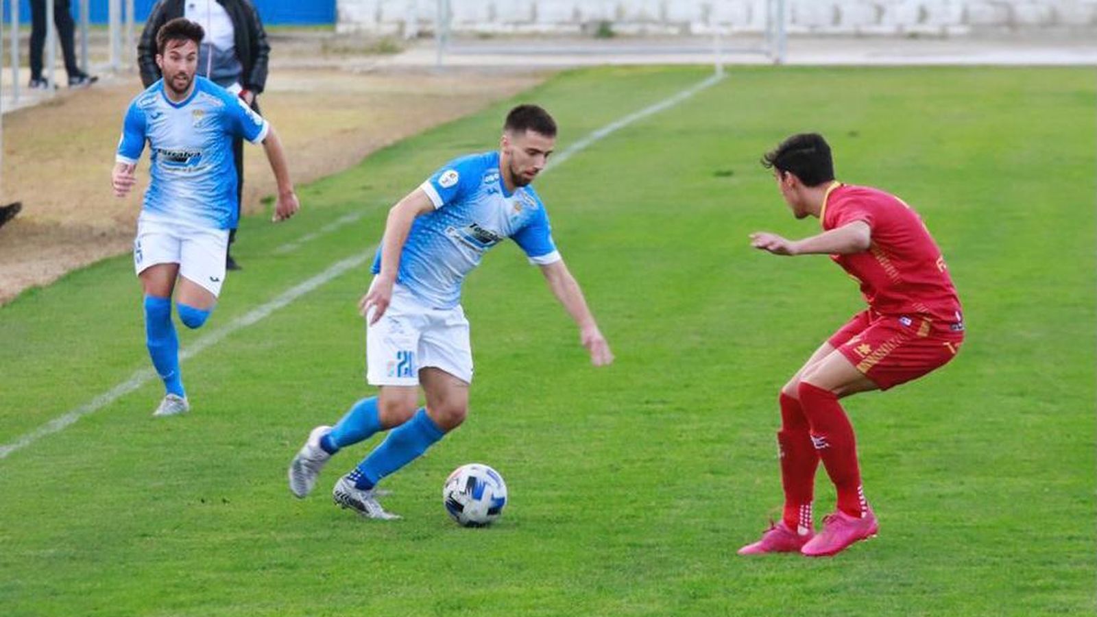 Palacios fue la sorpresa en el once titular del Xerez CD.