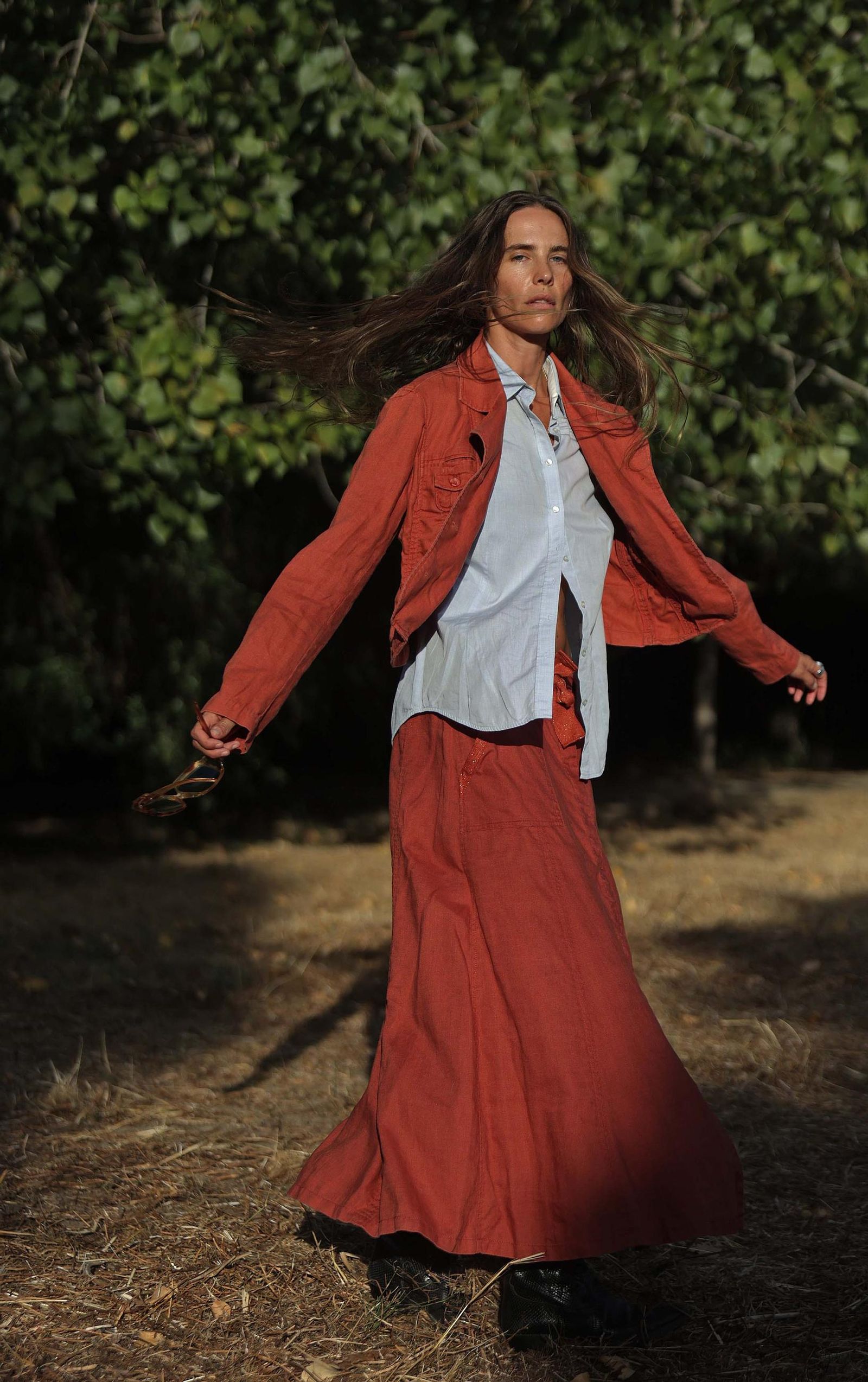 Fotos de Brisa Fenoy en la zona de Getares en Algeciras