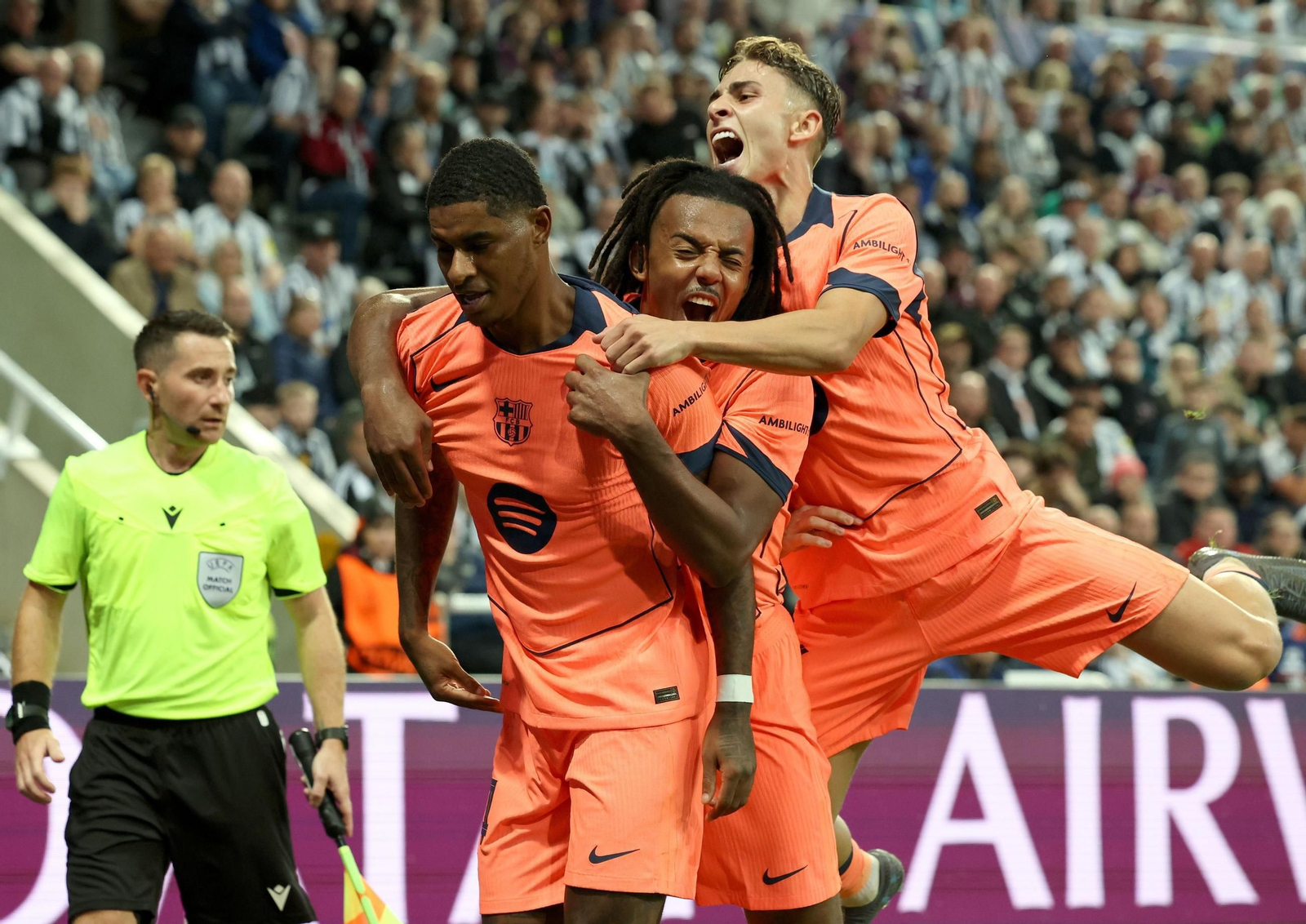 Las fotos del Newcastle - Barcelona