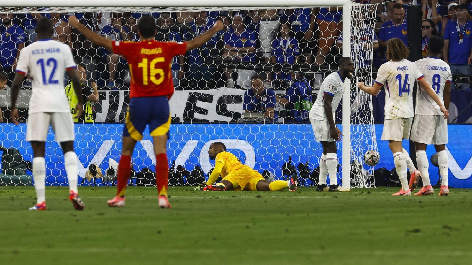 Las mejores imágenes del España - Francia